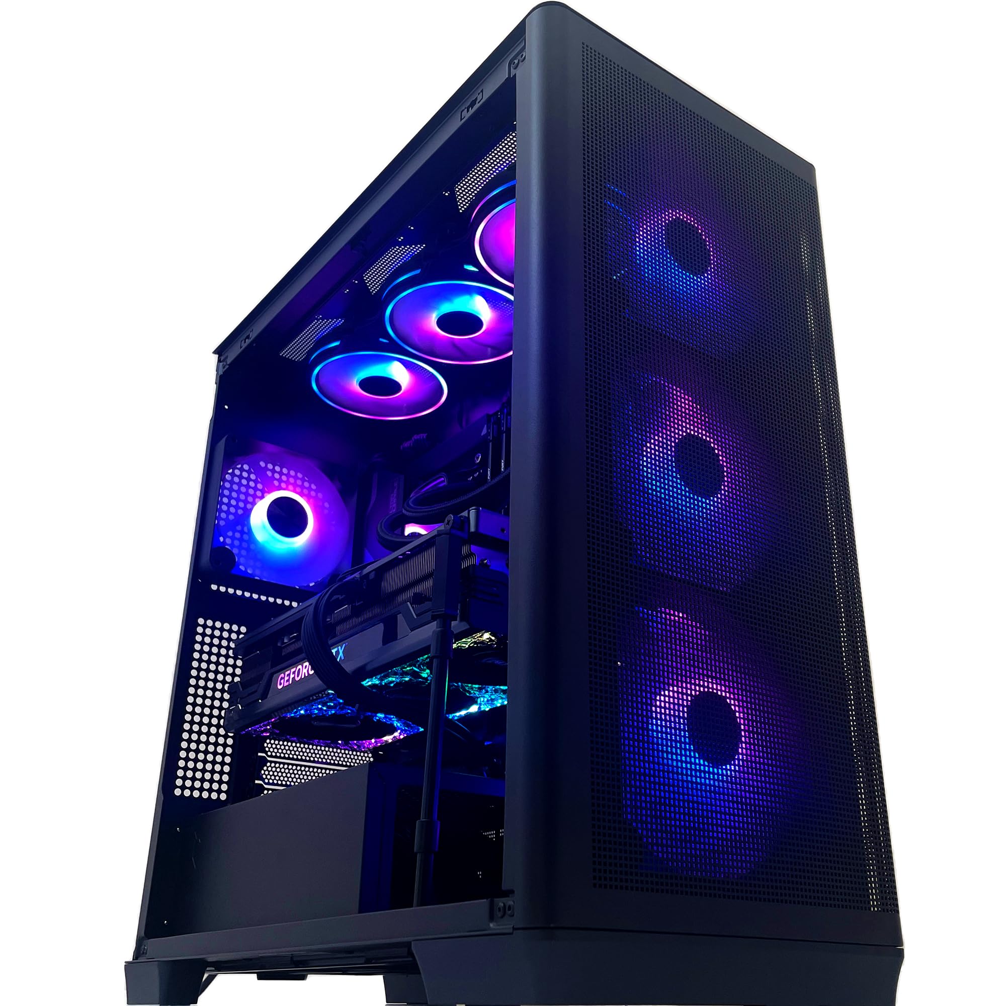 Ginger6 Gaming PC Desktop - Intel Core i5 14600KF Processor, AMD Radeon RX 9070 16GB GPU, 4TB NVMe SSD, 64GB DDR5 RAM, Z790 Motherboard, WiFi 6E, Liquid Cooling, Windows 10 Home - Ultimate Gaming & Streaming Setup for Esports & 4K Gaming