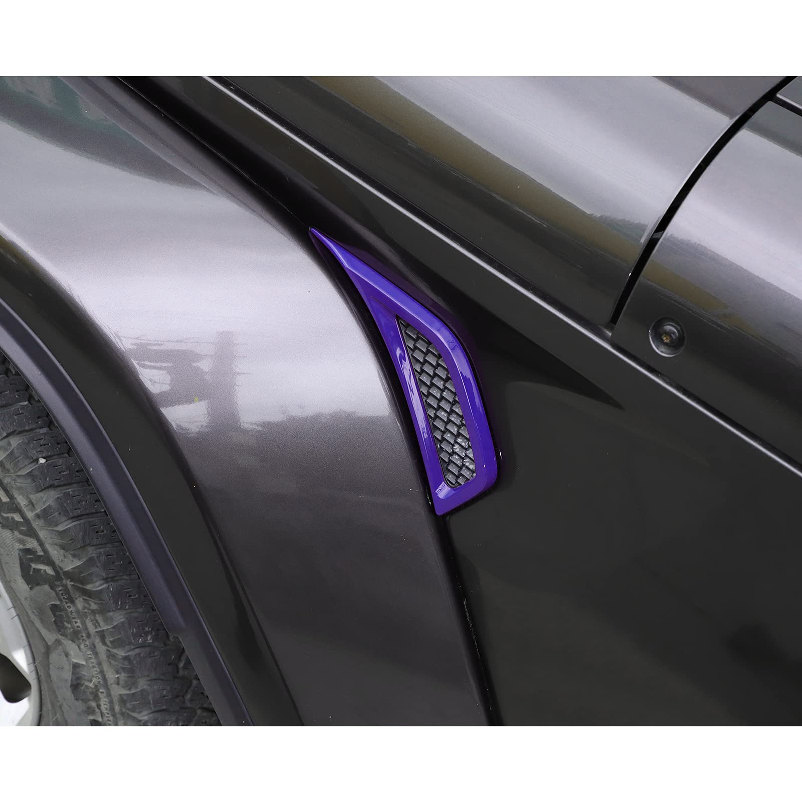 2018-2025 Jeep Wrangler JL/JLU & Gladiator JT AC Vent Outlet Cover Trim - ABS Purple Decorative Accessory for Interior Customization | Perfect for Off-Road Adventures & Daily Commutes