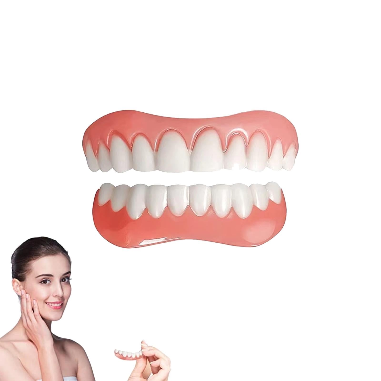 Yunpso Denture Silicone Reline Kit - Natural & Comfortable Teeth Veneers for Men & Women (1 Set) | Perfect for Denture Adjustments, Comfort Enhancement & Daily Wear