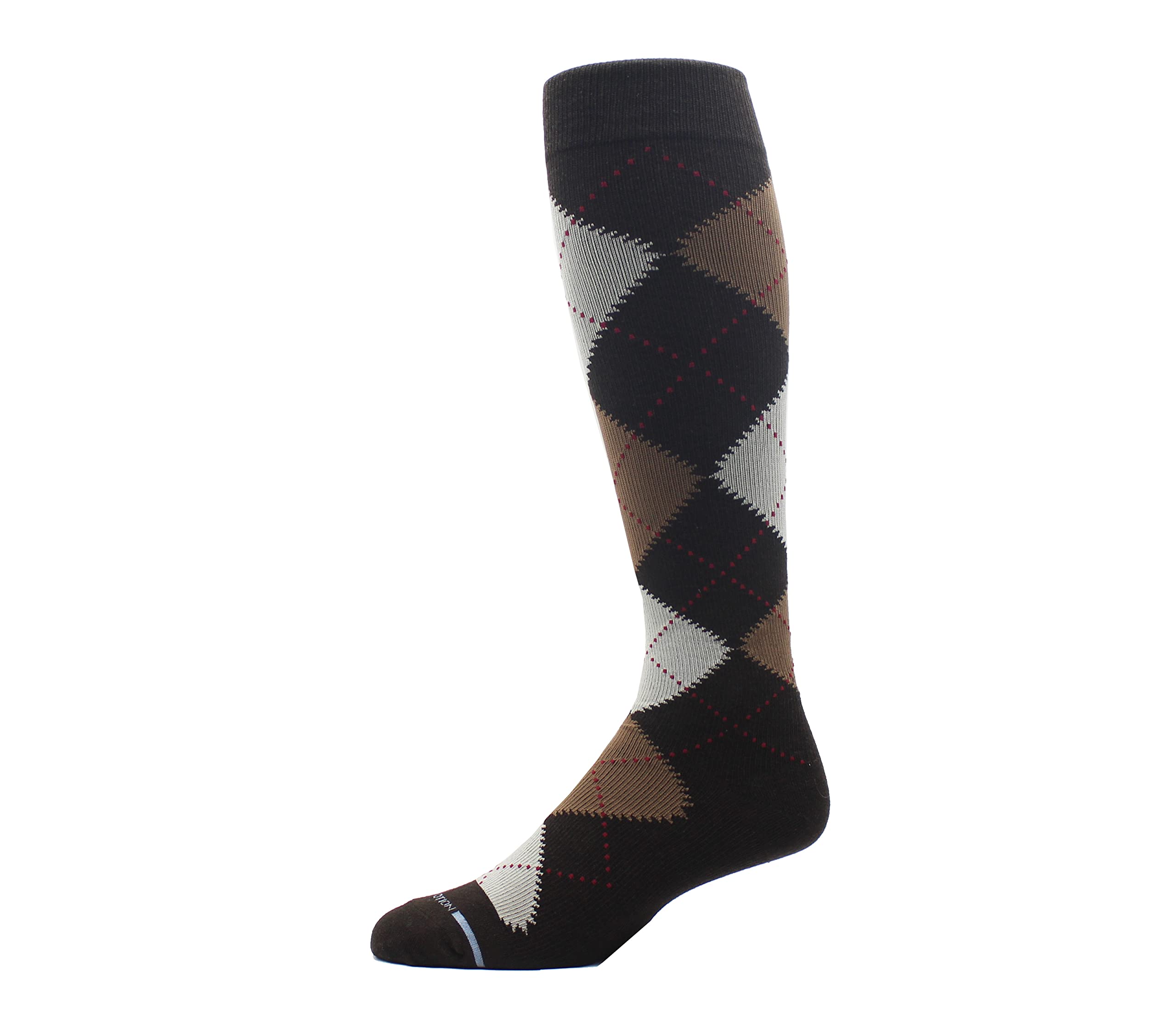 3 Pairs Men's Dr. Motion 8-15 mmHg Graduated Compression Socks Knee High for Running, Travel & Varicose Vein Relief - Black