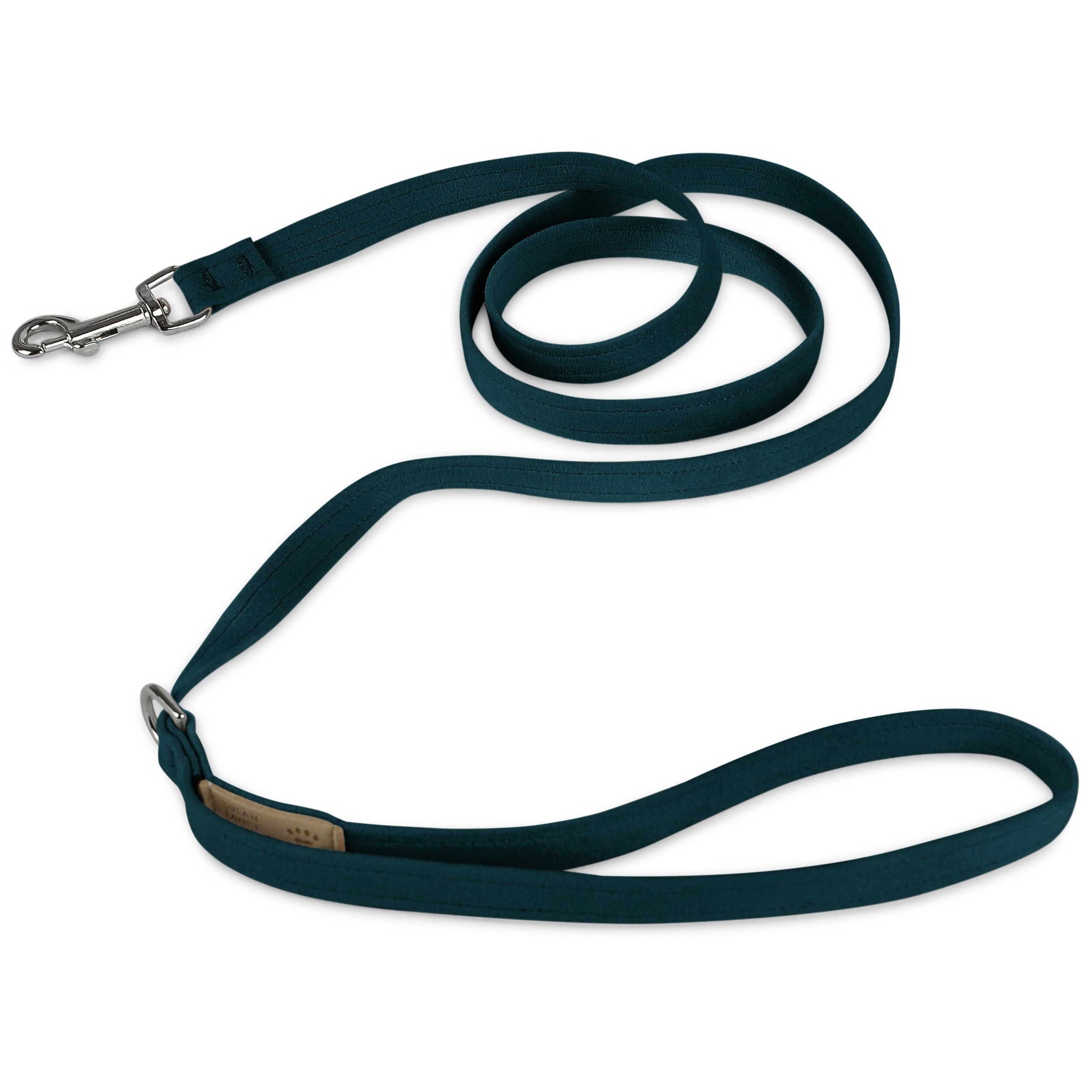 Premium Matching Plain Dog Leash - Durable Nylon Pet Leash with Comfortable Handle for Small Medium Large Dogs - Perfect for Daily Walks, Training & Outdoor Adventures