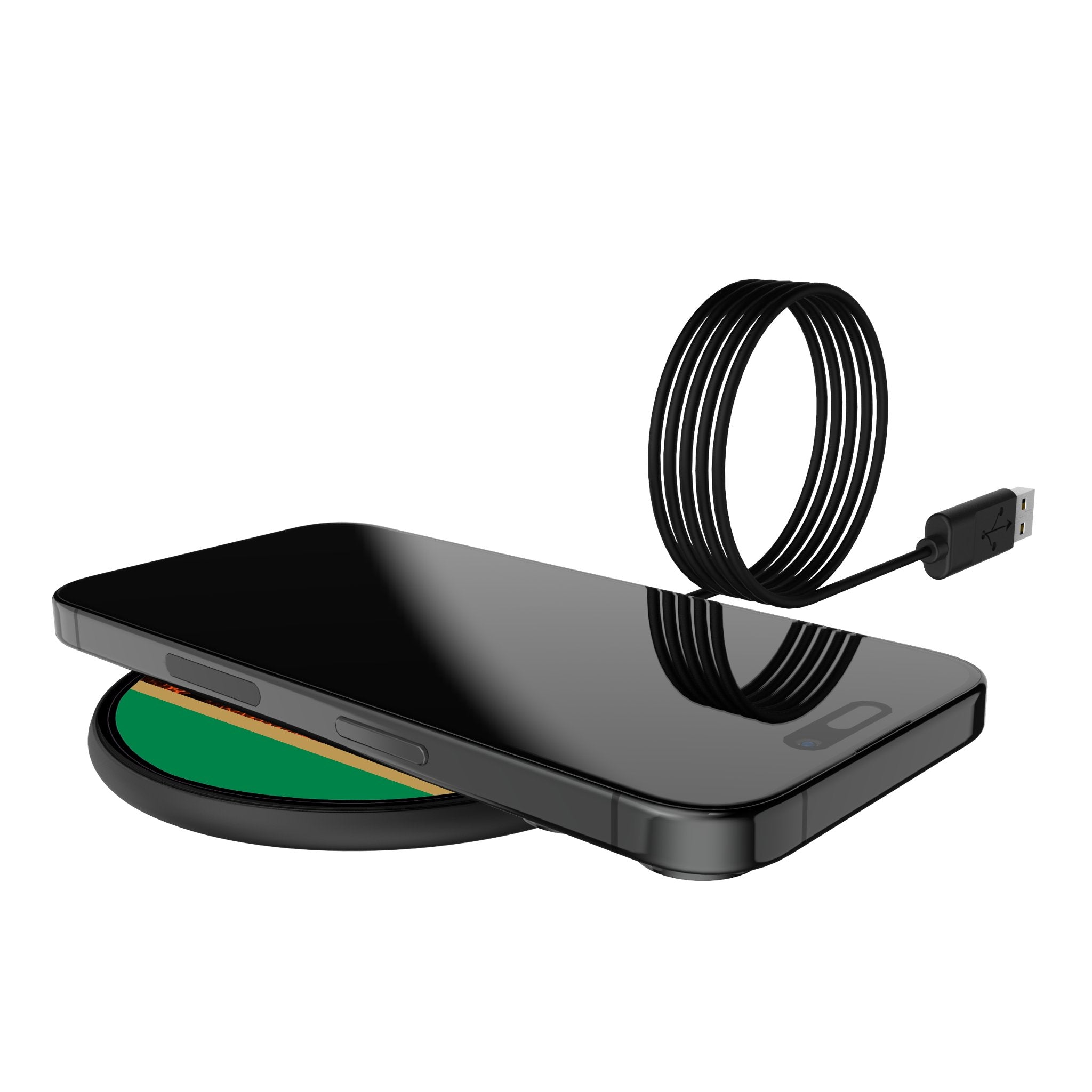 Boston Celtics NBA 15W Fast Wireless Charger - Compatible with iPhone & Android - Perfect for Home, Office & Game Night Accessories