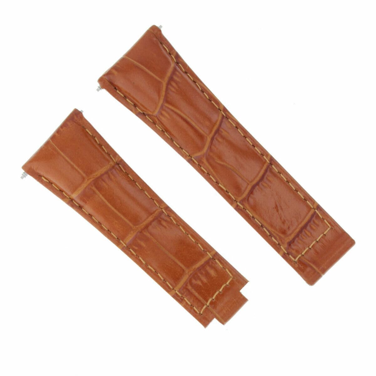 Premium Leather Watch Band Strap Compatible with Rolex Daytona 16518, 116519, 116520, 116523 - Tan Long - Replacement Watch Strap for Men & Women - Perfect for Business, Casual & Formal Occasions
