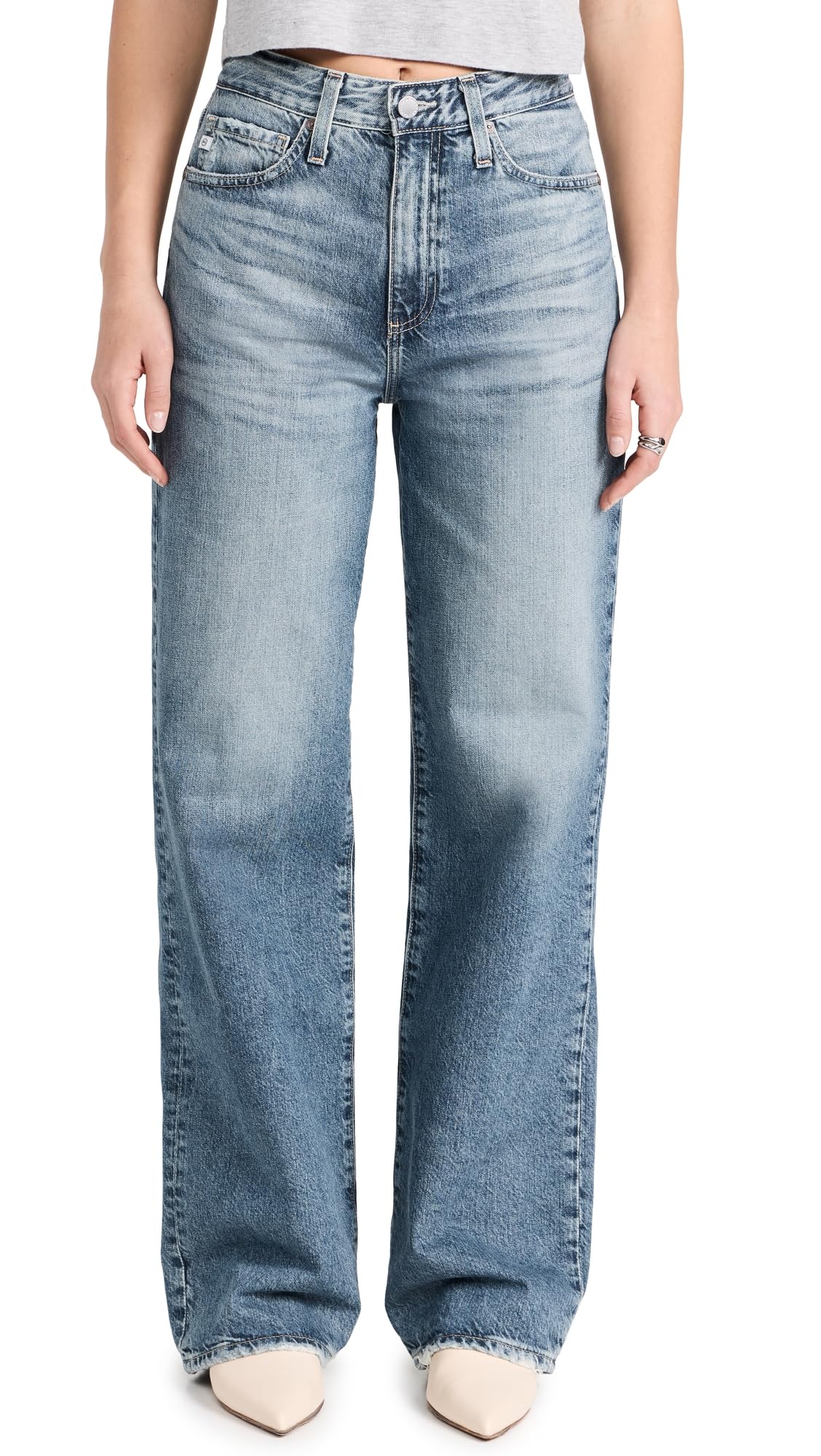 AG Adriano Goldschmied Women's Kora High-Rise Skinny Jeans - Stretch Denim Pants for Casual Wear & Night Out