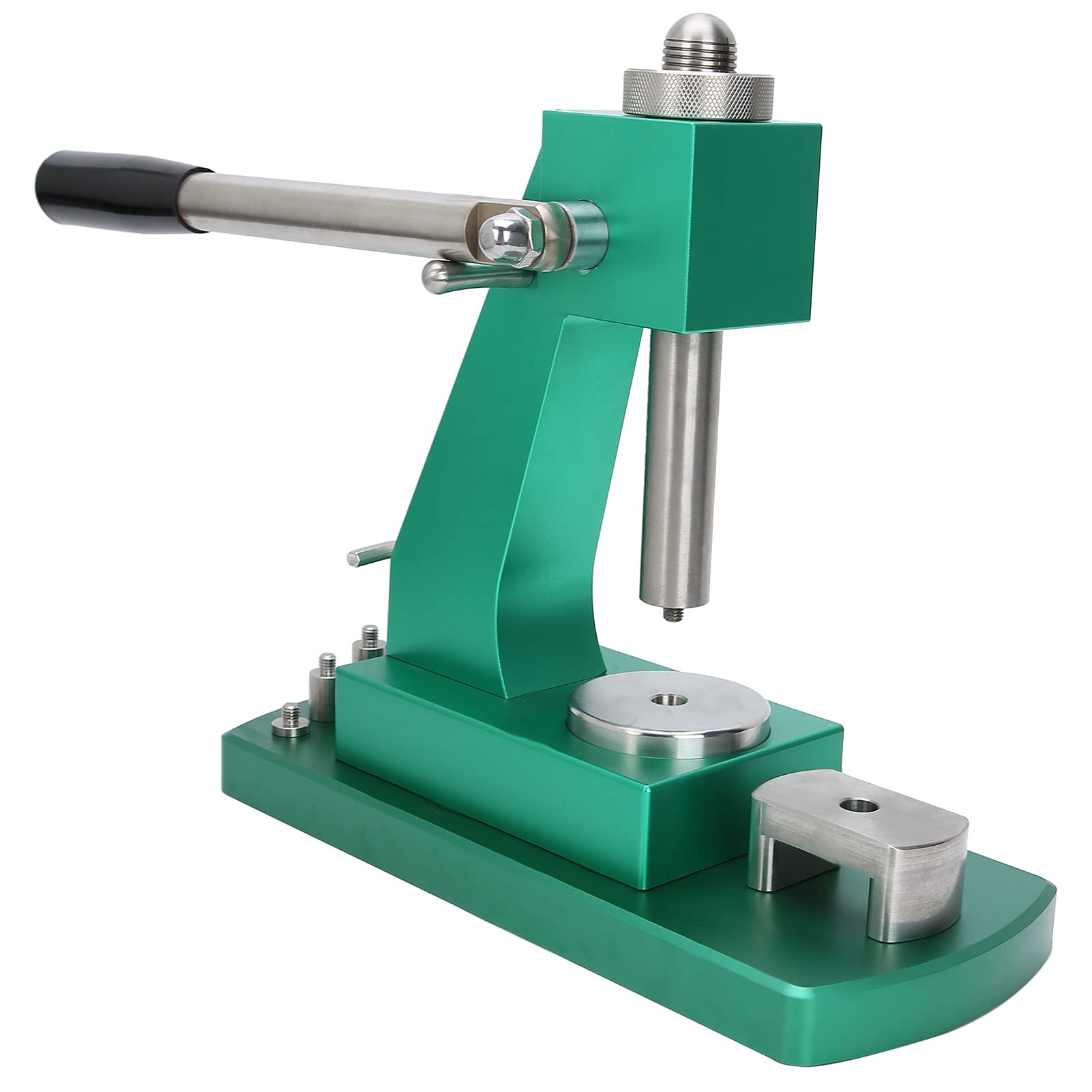 Germer Watch Capping Machine - Professional Ergonomic Watch Repair Tool with Comfort Grip for Watchmakers (Green) - Perfect for Watch Repair Shops, Jewelry Stores & Home DIY Watch Maintenance