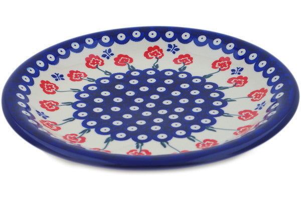 10-Piece Blue Eye Spring Dinner Plate Set - Elegant Ceramic Plates for Dining, Entertaining & Home Decor | Dishwasher & Microwave Safe