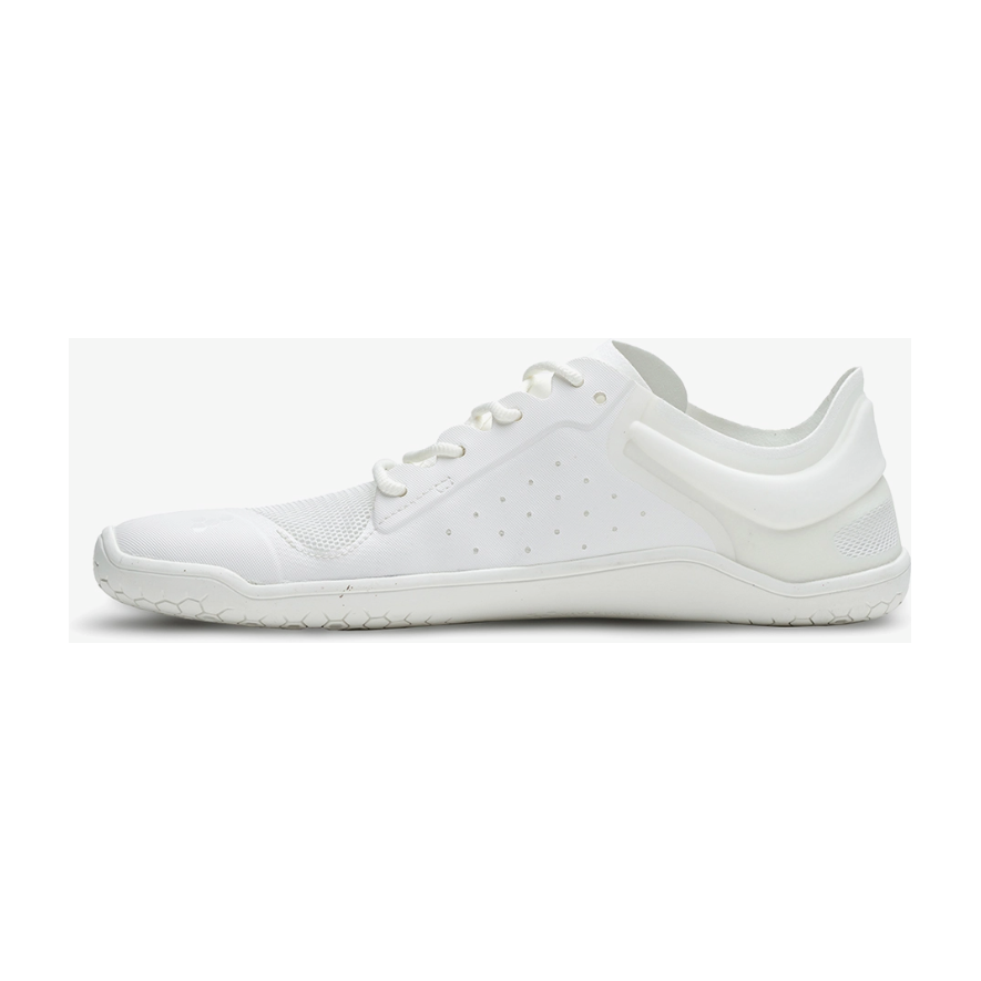 Vivobarefoot Primus Lite III Men's Barefoot Shoes - Bright White | Lightweight & Flexible for Running, Gym & Everyday Wear
