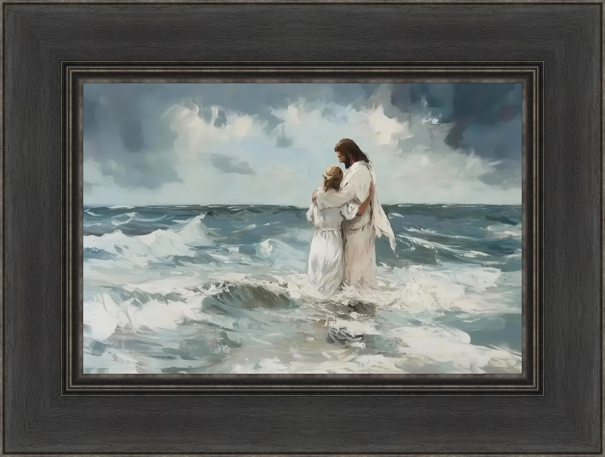 Be Still By Gabriel Heaton - Inspirational Christian Wall Art for Home & Office Decor - Perfect for Living Room, Bedroom, or Gift