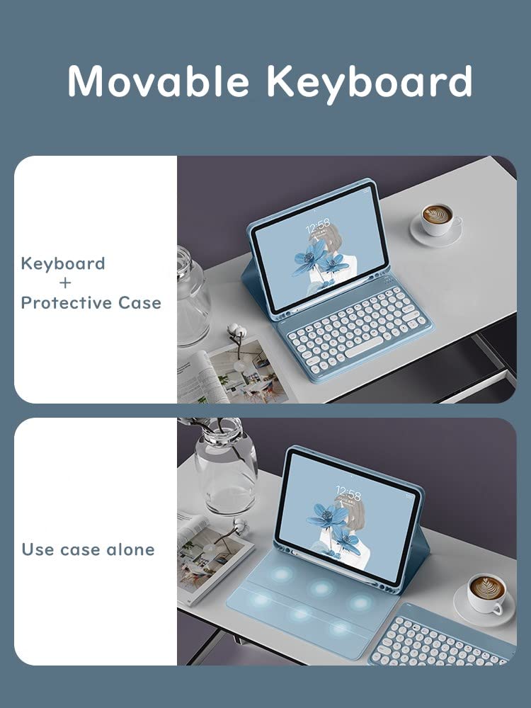 Bluetooth Keyboard Case for Galaxy Tab S6 Lite 10.4