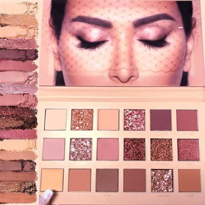 Mouj Best Combo for Beautiful Eyes | Nude Edition Eyeshadow Makeup Kit + Eyeliner & Mascara & Eyebrow Pencil (3-in-1) 4-Piece Set – Perfect for Everyday Makeup, Date Night & Professional Looks