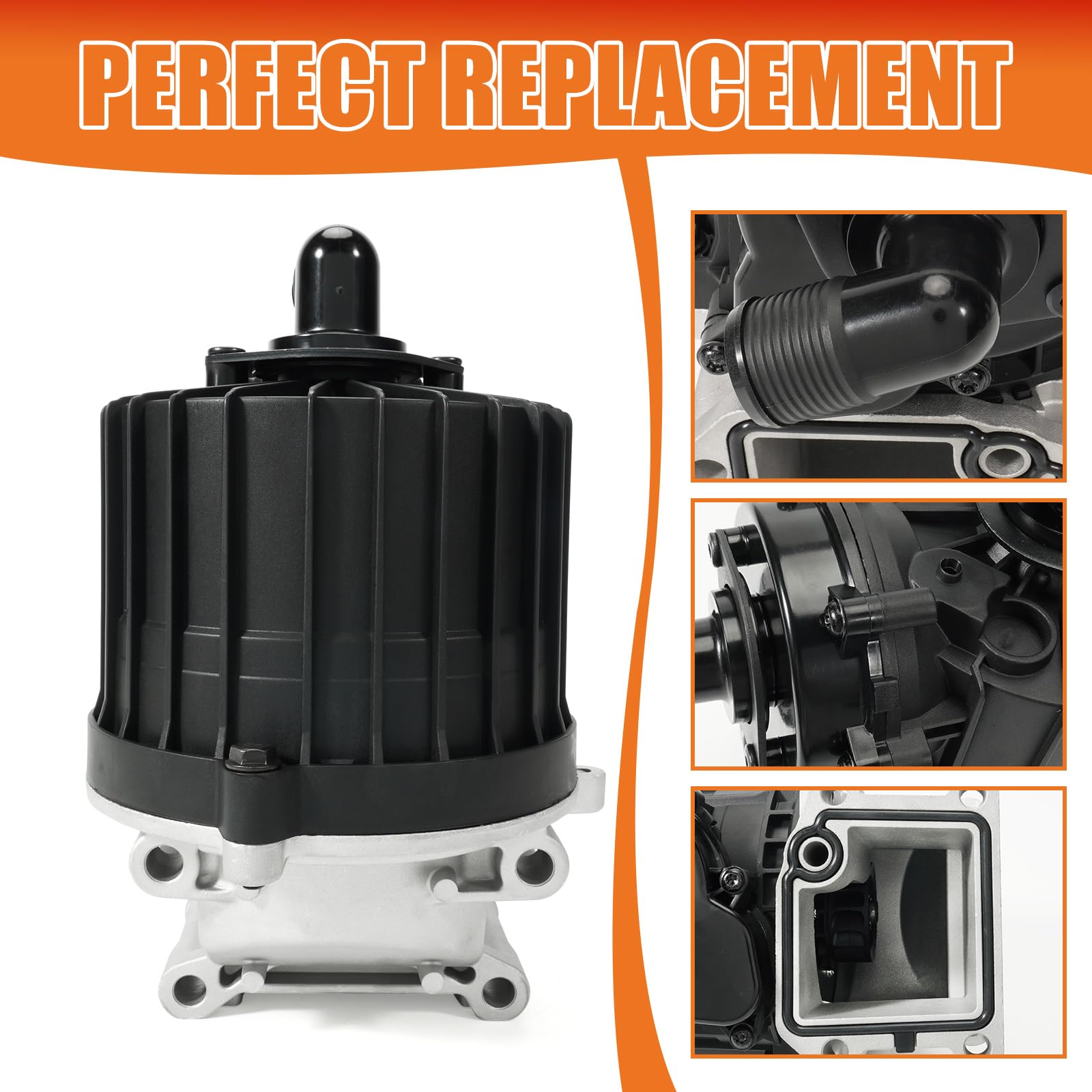 Volvo Mack D13 MP8 Engine Crankcase Ventilation Oil Separator with Pre-Positioned Gasket 21122541 21475228 20499419 20532891 - Compatible with 2008-2014 Truck Models | Heavy Duty Engine Maintenance & Replacement Part