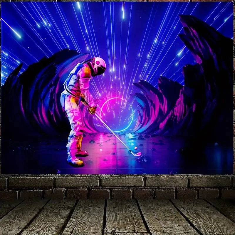 Astronaut Space Golf - Premium Mini Golf Set for Kids & Adults - Fun Indoor/Outdoor Space-Themed Game for Birthday Parties, Backyard Play & STEM Learning