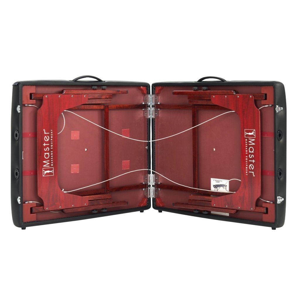 Master Massage® 31 Montclair Portable Massage Table with Adjustable Height & Ambient Light System - Professional Massage Therapy Table for Home, Spa & On-the-Go Use