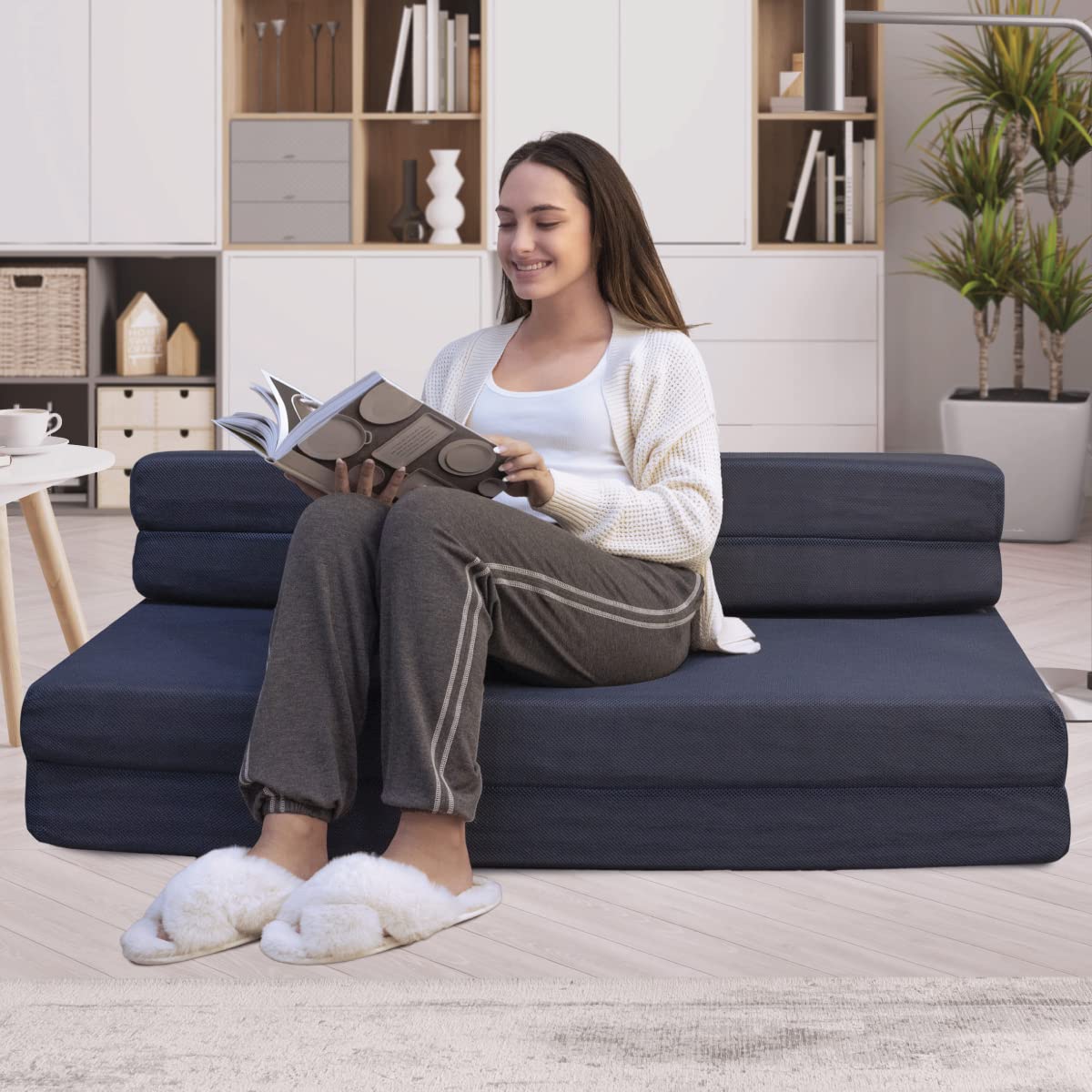 Milliard Tri-Fold Memory Foam Mattress - Queen Size 78