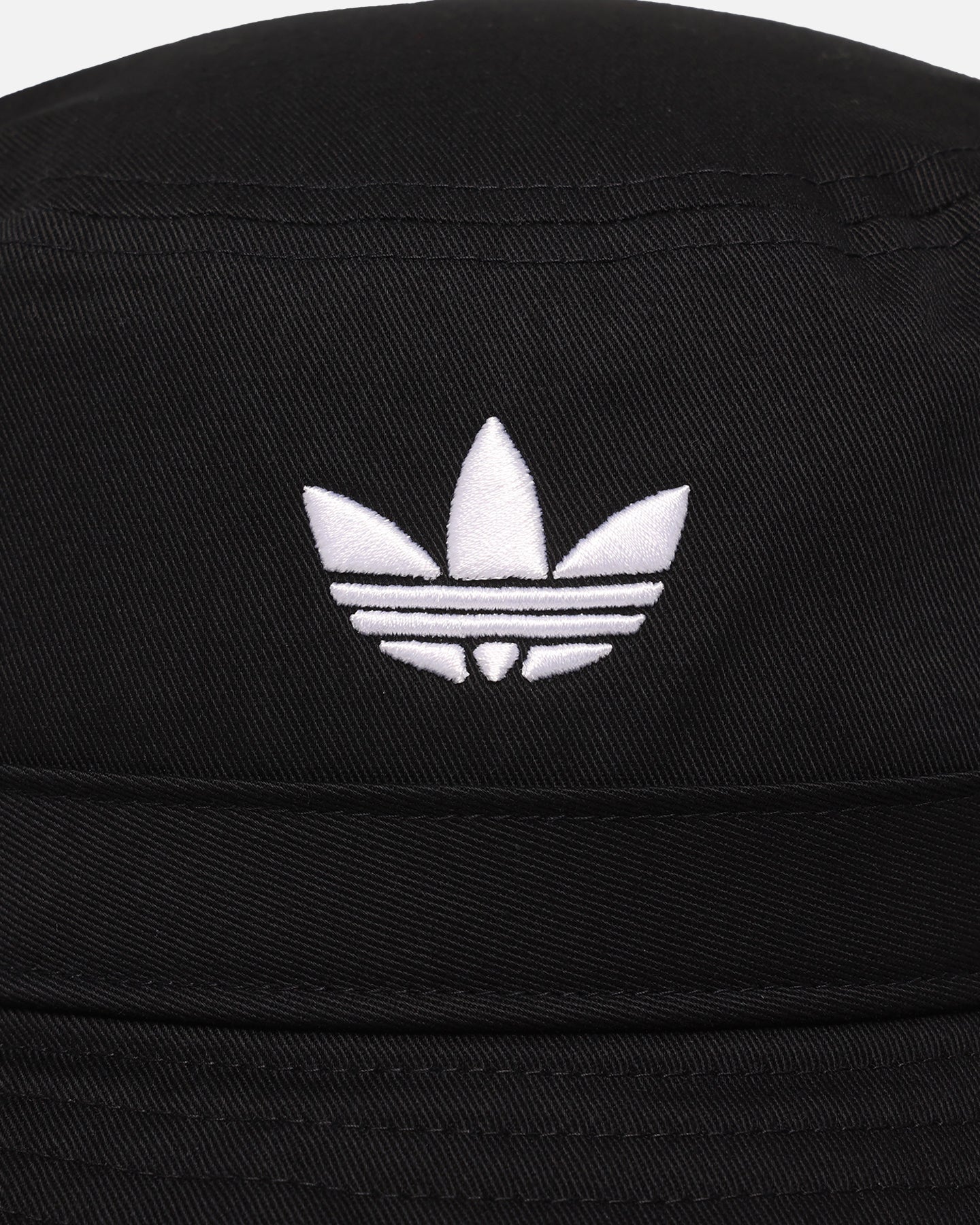Adidas Adicolor Trefoil Bucket Hat - Black Unisex Sun Hat for Men & Women | Casual Outdoor Beach, Hiking & Summer Fashion Accessory