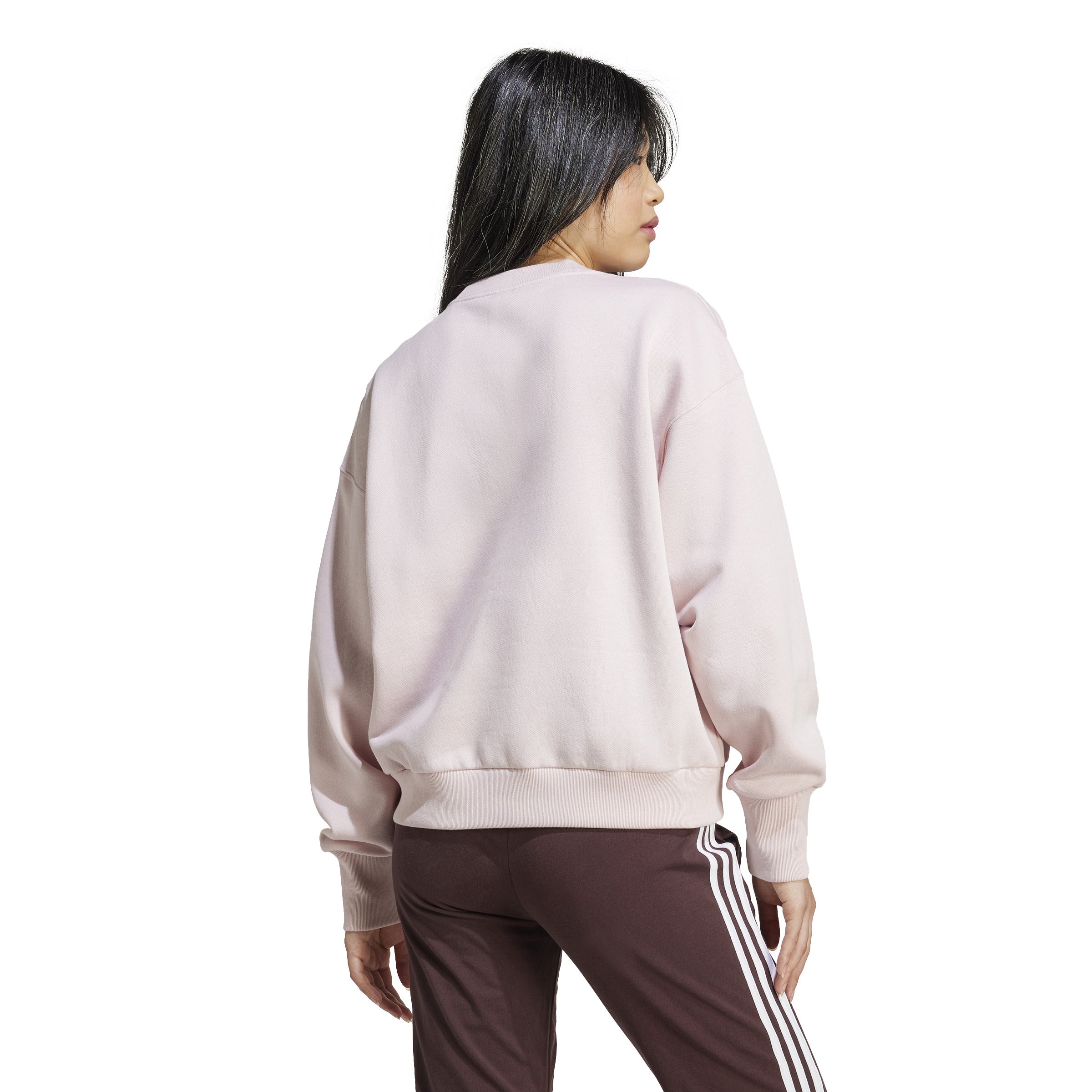 Adidas Women's ALL SZN Fleece Loose Sweatshirt - Cozy Oversized Pullover for Casual Wear, Lounge & Workout | Perfect for Fall & Winter Fashion