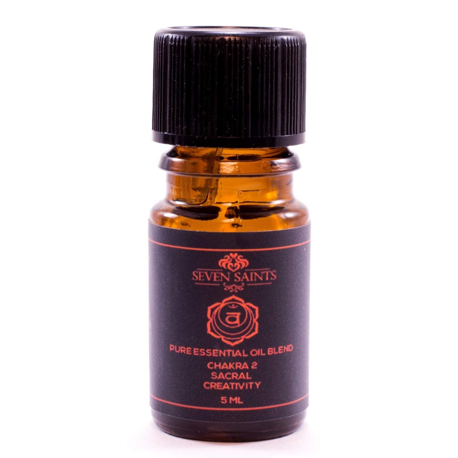 Chakra 100% Pure Aromatherapy Essential Oil - Balancing Blend for Diffuser, Humidifier, Massage & Skin Care | Therapeutic Grade Sacral Chakra Oil (5ml) | Perfect for Meditation, Yoga & Stress Relief