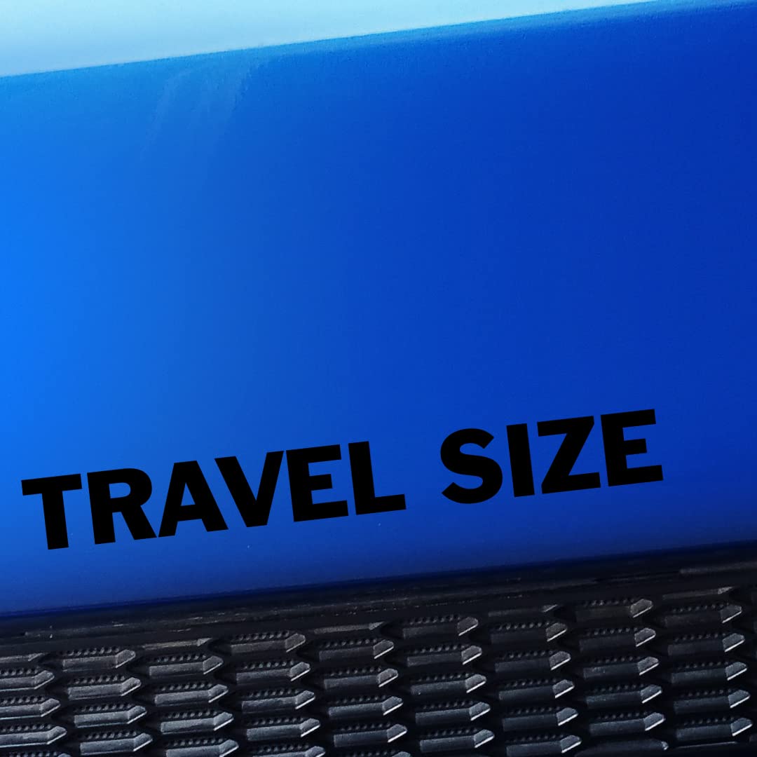 Artistic Reflection Vinyl Car Decal - Travel Size - Multiple Color Options (Black) - Perfect for Road Trips, Commuting & Personalizing Your Vehicle