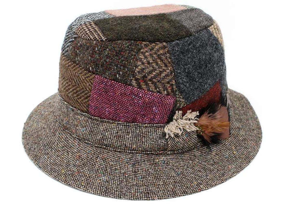 Authentic Irish Walking Hats - 100% Wool Donegal Tweed Hanna Hats | Handmade in Ireland | Perfect for Outdoor Adventures, Hiking & Casual Wear