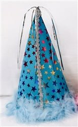 Blue Star Party Hat for Birthday Celebrations, Festive Events & Costume Parties - Fun & Vibrant Accessory for Kids & Adults