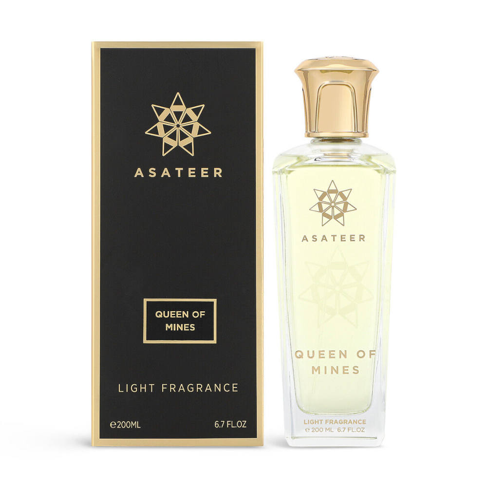 Queen of Mines Eau de Parfum 200ml - Floral Feminine Perfume for Women, Day & Night Fragrance, Long-Lasting Luxury Scent for Date Night & Special Occasions