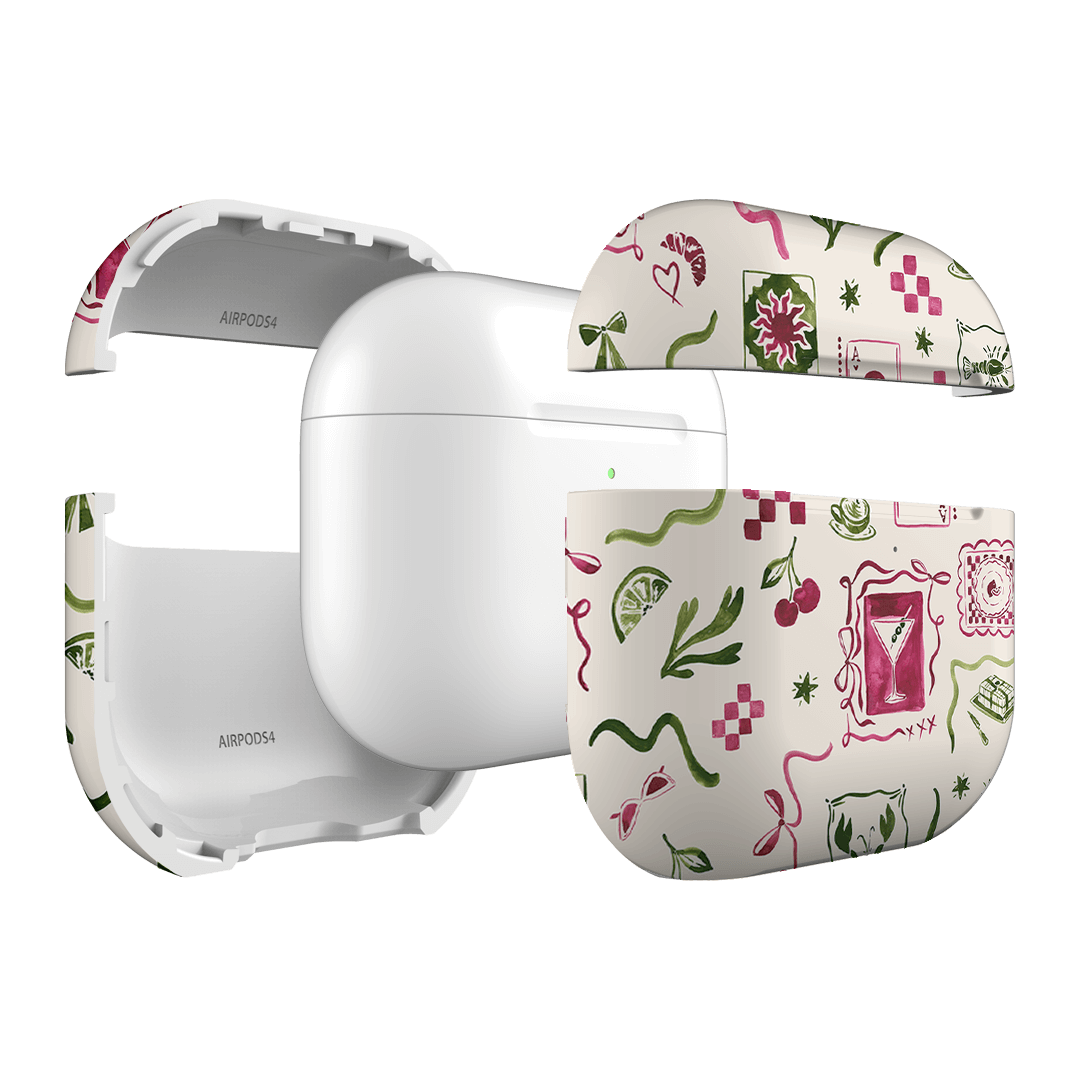 Stylish Martini Gal AirPods Case - Trendy Protective Cover for AirPods 1/2/3 & Pro - Perfect for Parties, Travel & Everyday Use