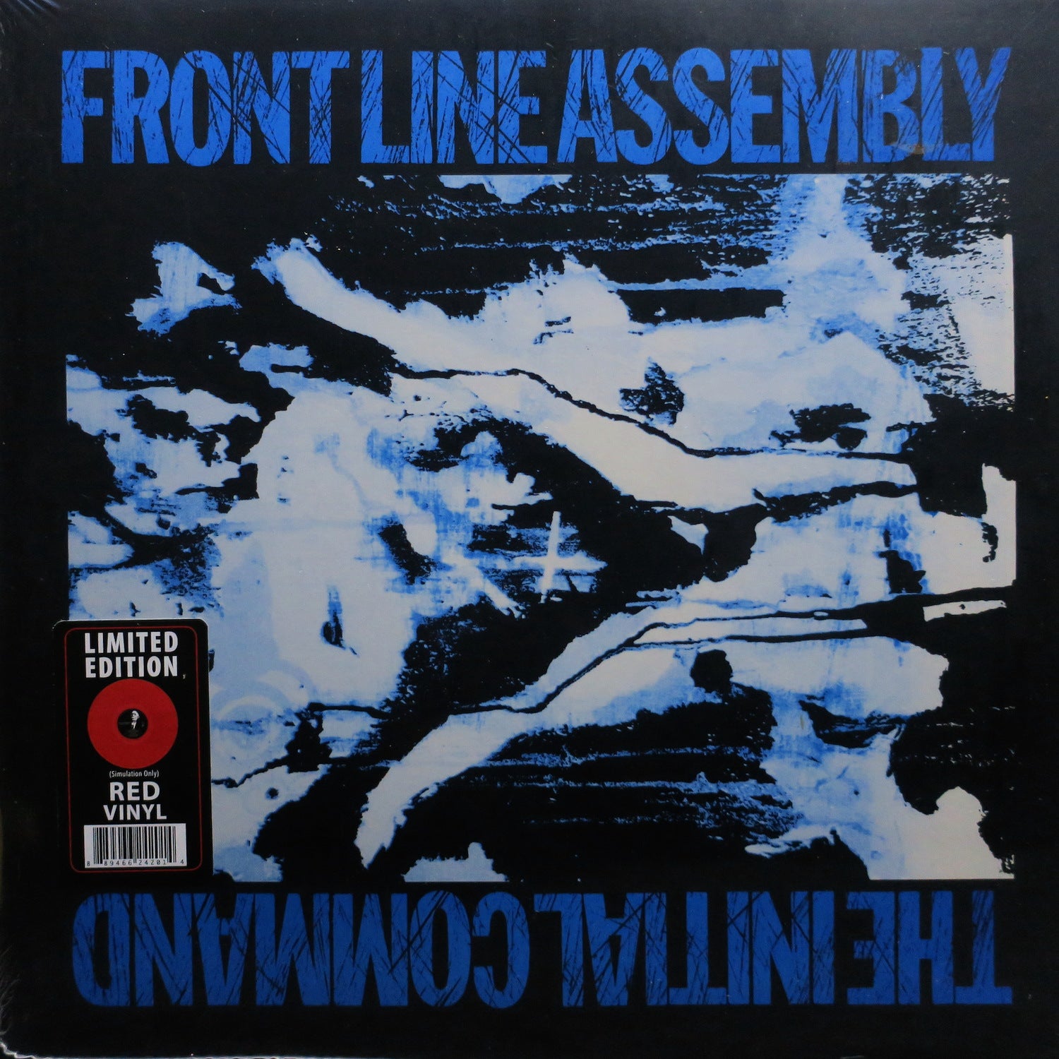 Front Line Assembly 'Initial Command' Limited Edition Red Vinyl LP Record - Industrial Electronic Music for Collectors & Audiophiles - Perfect for Home Listening & Music Enthusiasts