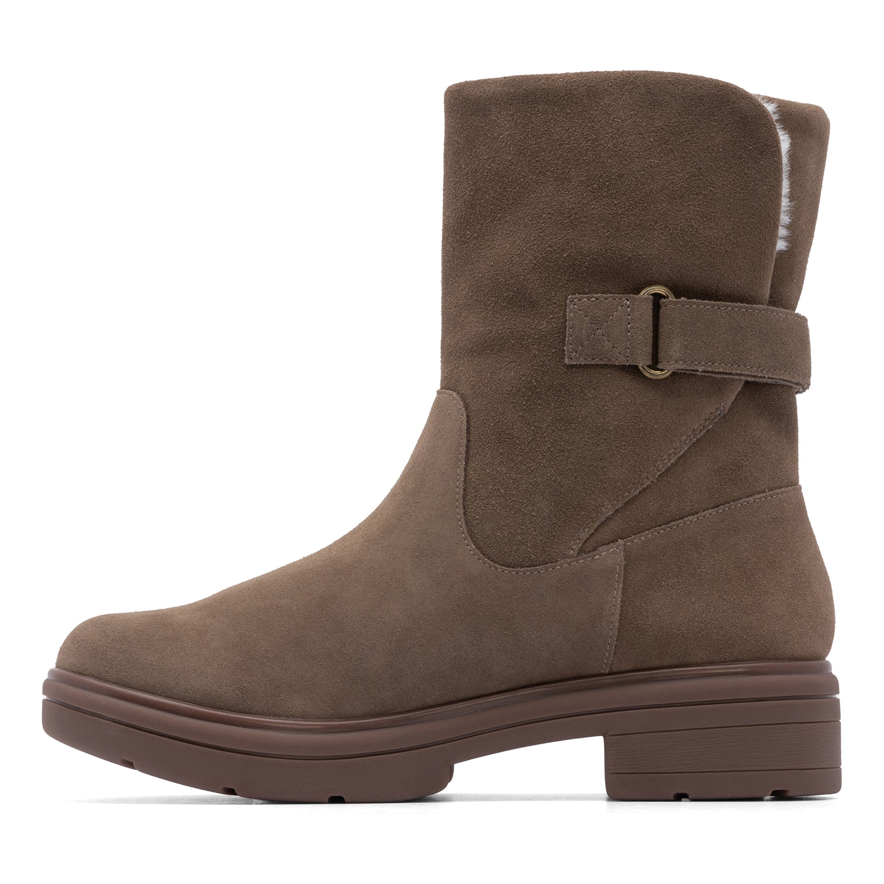 Abeo Vista Mid Boots for Women - Comfortable Beige Hiking Boots with Arch Support | Perfect for Outdoor Walking, Travel & Casual Wear
