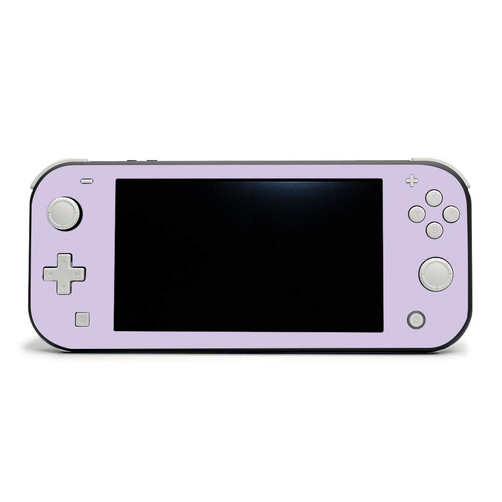 MightySkins Protective Vinyl Skin for Nintendo Switch Lite - Solid Lilac | Durable Decal Wrap Cover | Easy to Apply & Remove | Made in USA | Perfect for Gaming, Travel & Personalization