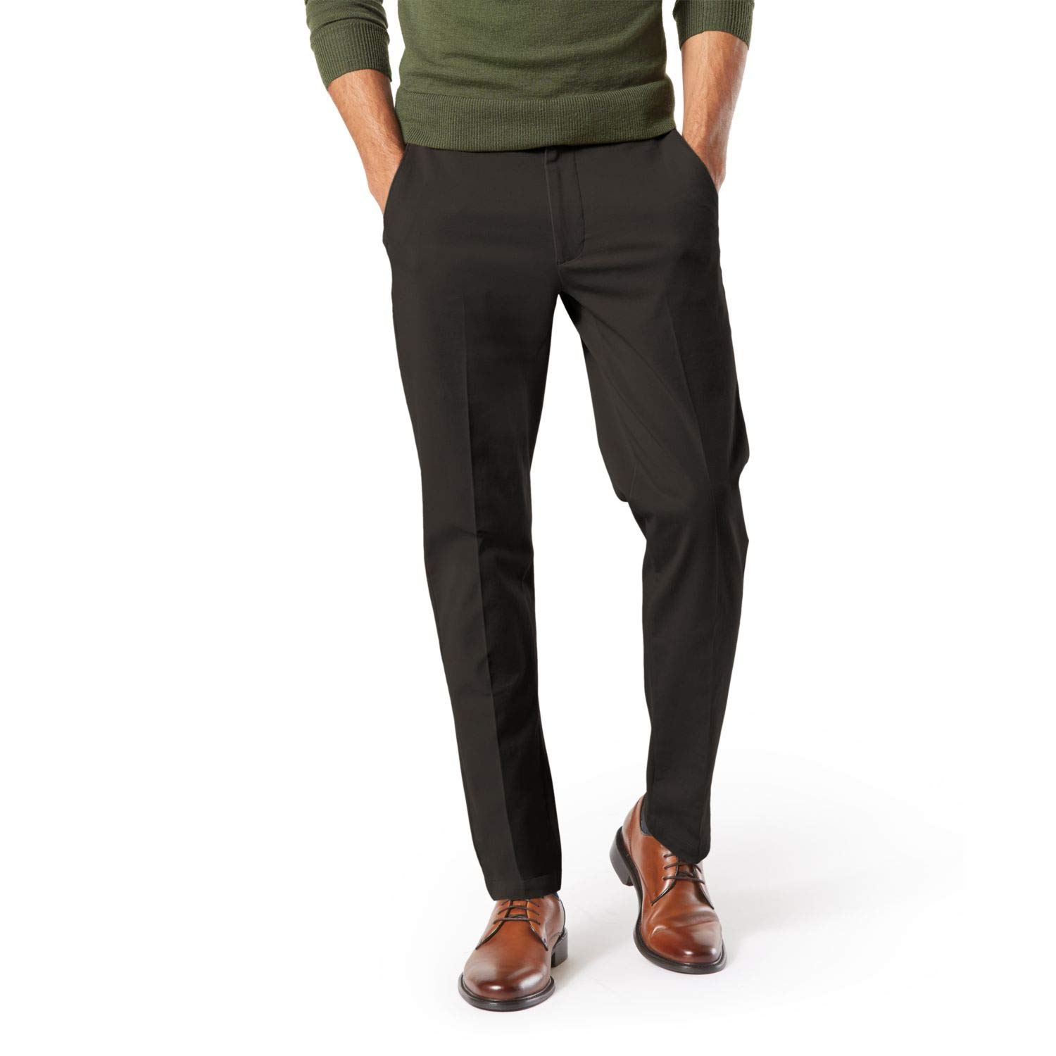 Dockers Men's Straight Fit Workday Khaki Smart 360 FLEX Pants for Office & Business Casual (Regular & Big & Tall Sizes) - Comfortable Stretch Dress Pants for Professionals