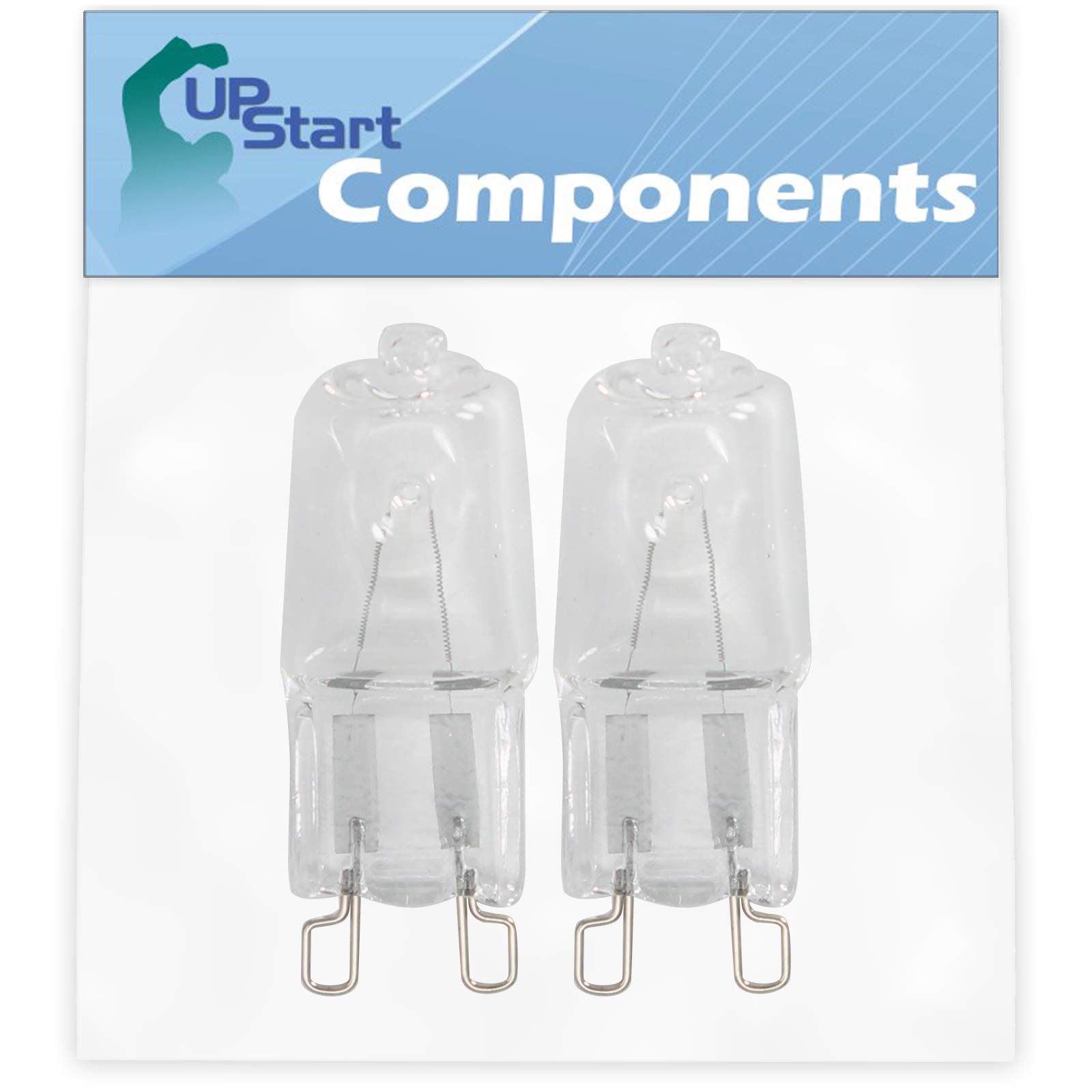 2-Pack W10709921 Microwave Light Bulb Replacement for Jenn-Air JMV9186WW1 - Compatible with W10208564 Bulb - Bright LED Lighting for Easy Cooking & Food Viewing