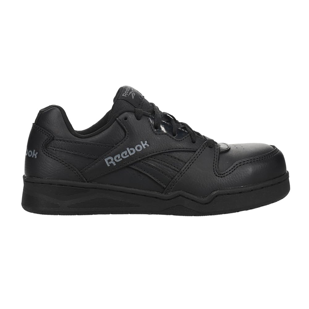 Reebok RB4160 Safety Toe Work Sneakers for Men - Black, 8 Wide - Lightweight & Durable for Construction & Warehouse Work
