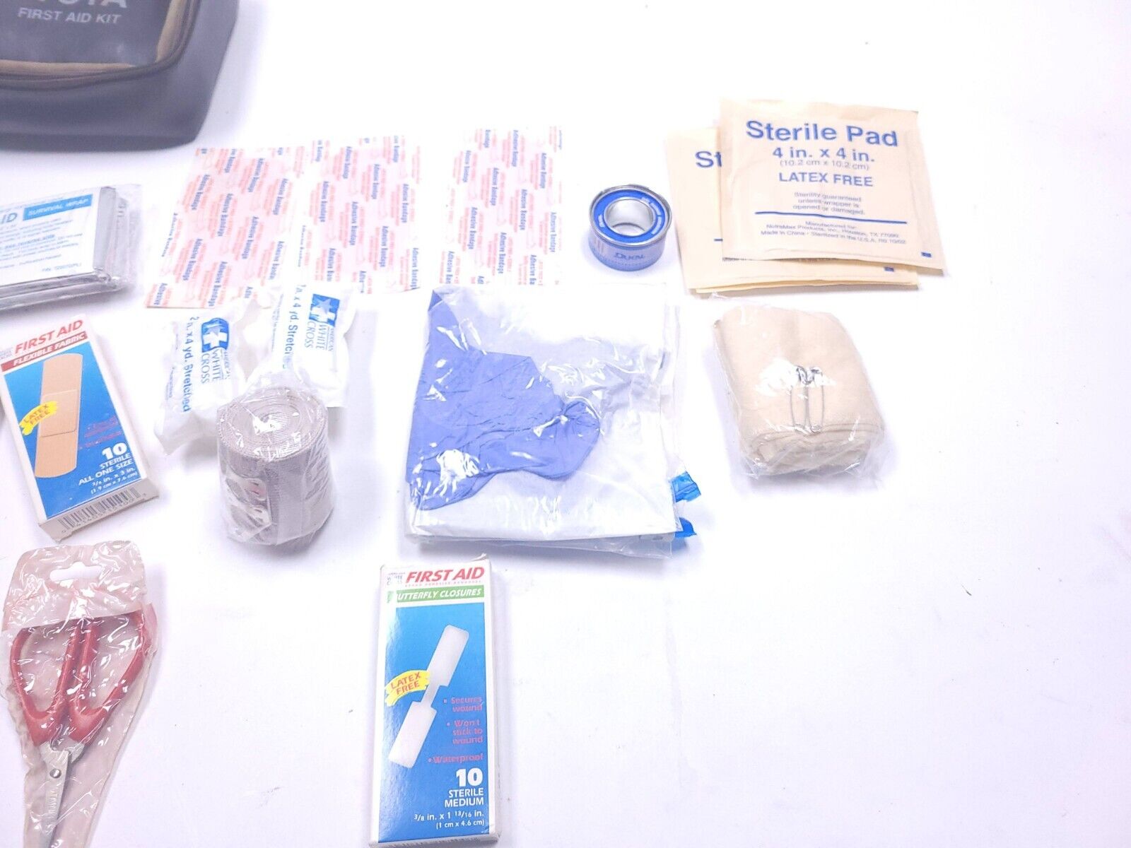 03 08 Toyota Corolla First Aid Kit OEM - Emergency Medical Supplies for Car Safety & Road Trips