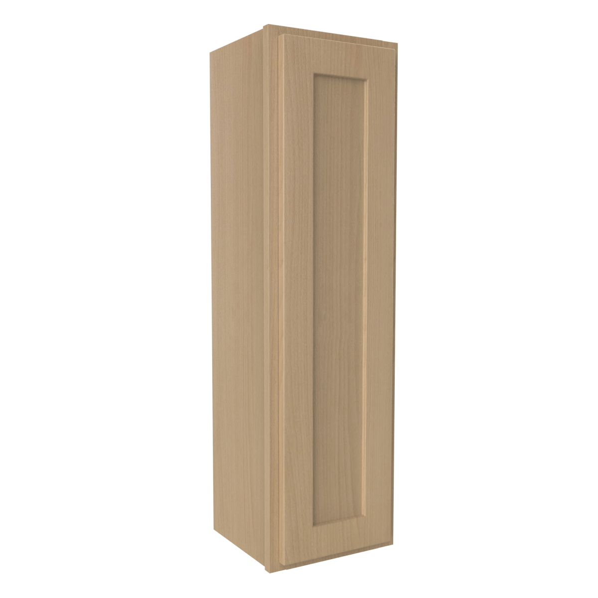 42 Inch High Single Door Wall Cabinet - Luxor Harvest RTA, 12W x 42H x 12D - Perfect for Kitchen, Bathroom, or Garage Storage Organization