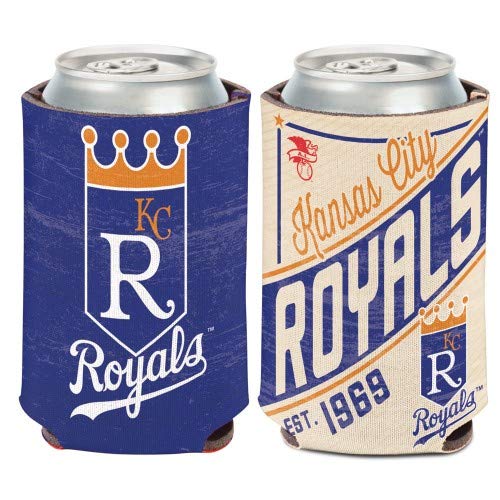 Vintage Kansas City Royals Can Cooler - Insulated Beer Koozie for MLB Games, Tailgating & Outdoor Parties - Officially Licensed MLB Merchandise
