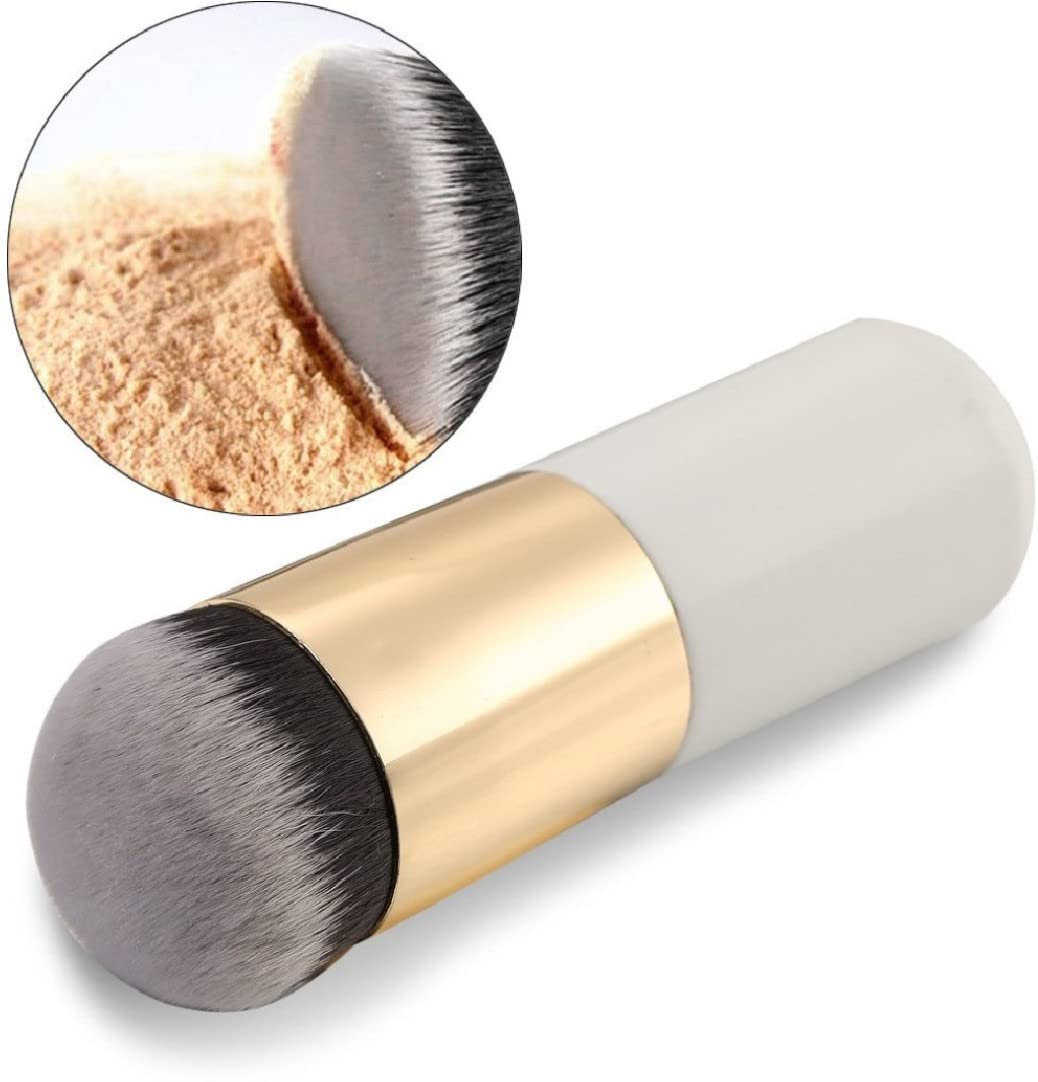 6-in-1 Foundation Brush & Makeup Sponge Set - Professional Beauty Blender Puff for Flawless Liquid & Powder Application | Perfect for Daily Makeup, Contouring & Airbrush Finish