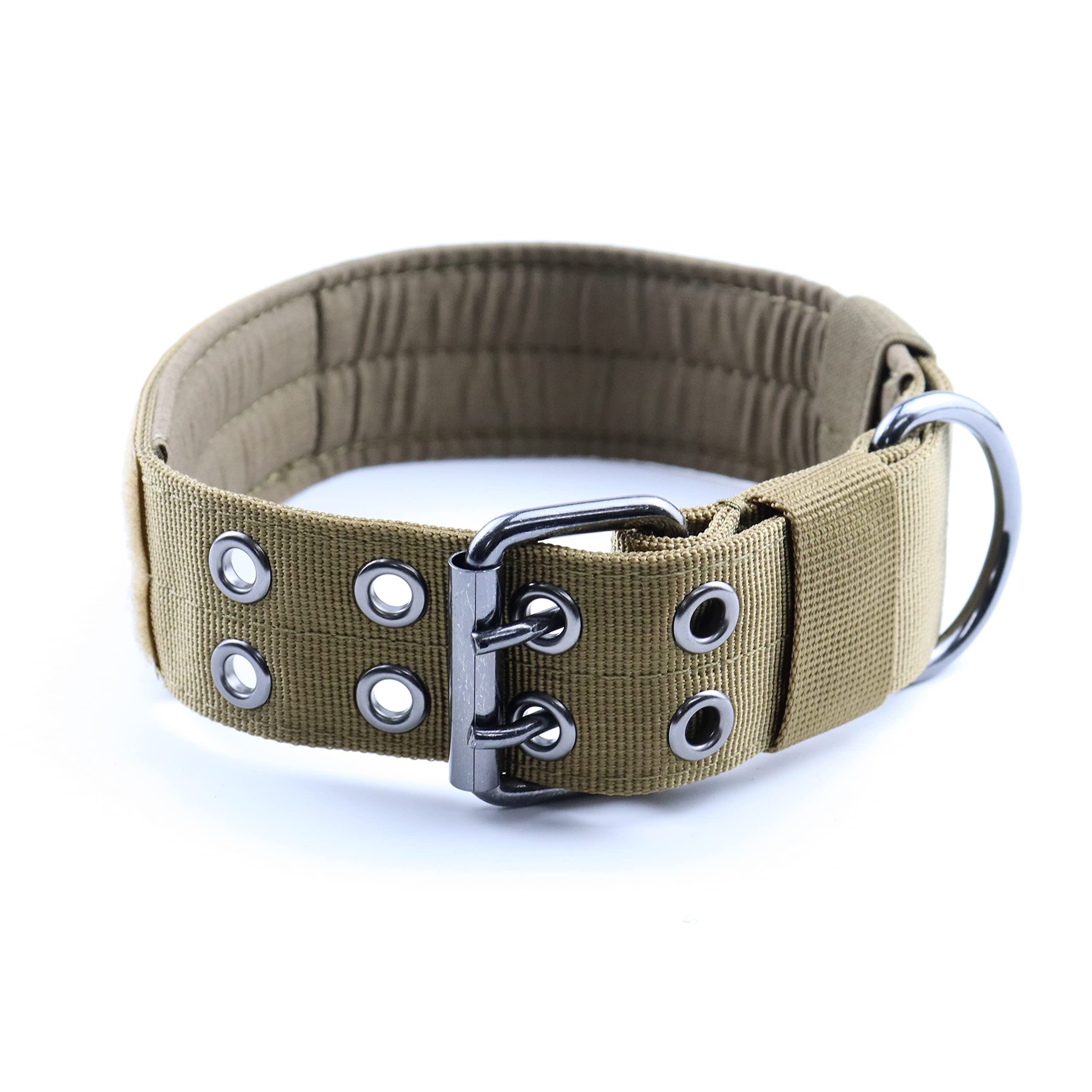 **Durable Adjustable Nylon Dog Collar with O-Ring, Bath Brush & Safety Tag – Heavy Duty Pet Collar for Small, Medium & Large Dogs – Perfect for Walks, Training & Grooming**