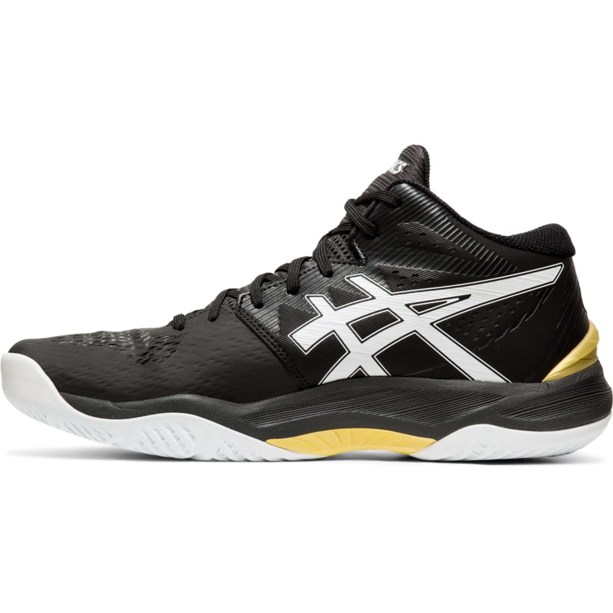 ASICS Men's Sky Elite FlyteFoam Mid Top Volleyball Shoes - Lightweight Cushioned Court Shoes for Indoor/Outdoor Volleyball & Training - High Performance Volleyball Sneakers for Jumping & Quick Movements