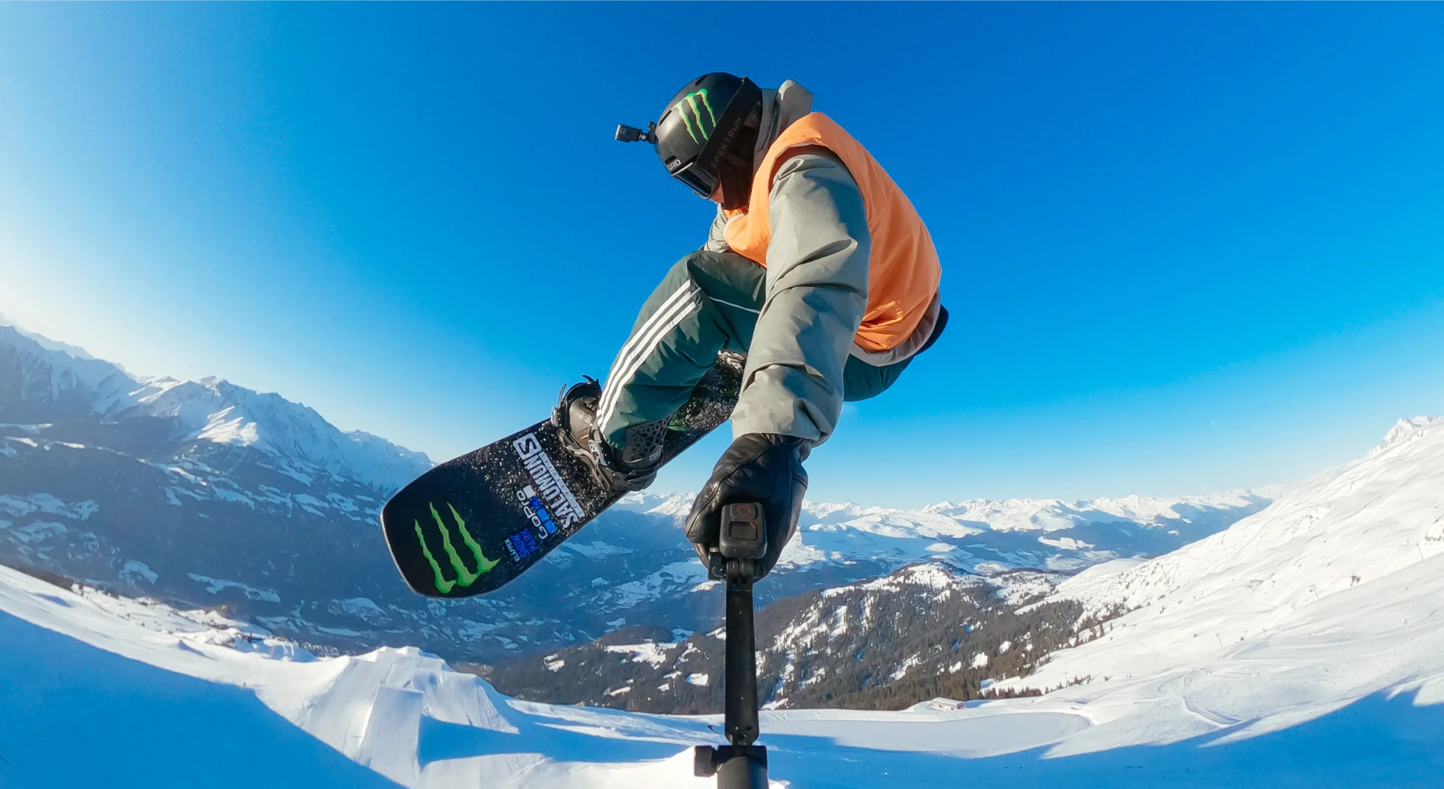 GoPro 3 Way Handle V2 - Extendable Tripod, Grip & Arm for GoPro Cameras | Perfect for Vlogging, Travel & Action Shots