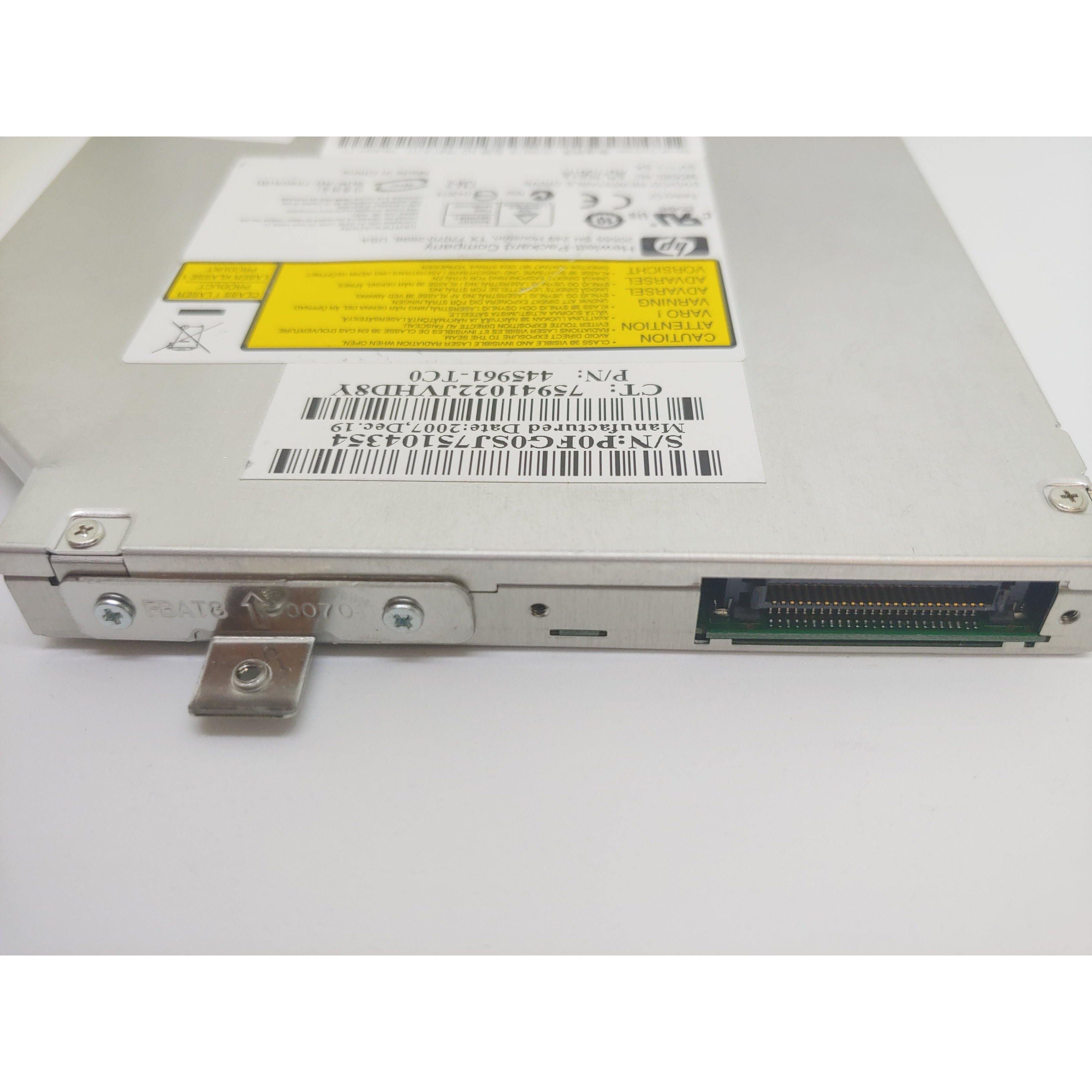 HP CD/DVD RW DL LightScribe Drive AD-7560A(B) - External Optical Drive for Laptop & Desktop - Perfect for Data Backup, Media Burning & Disc Labeling