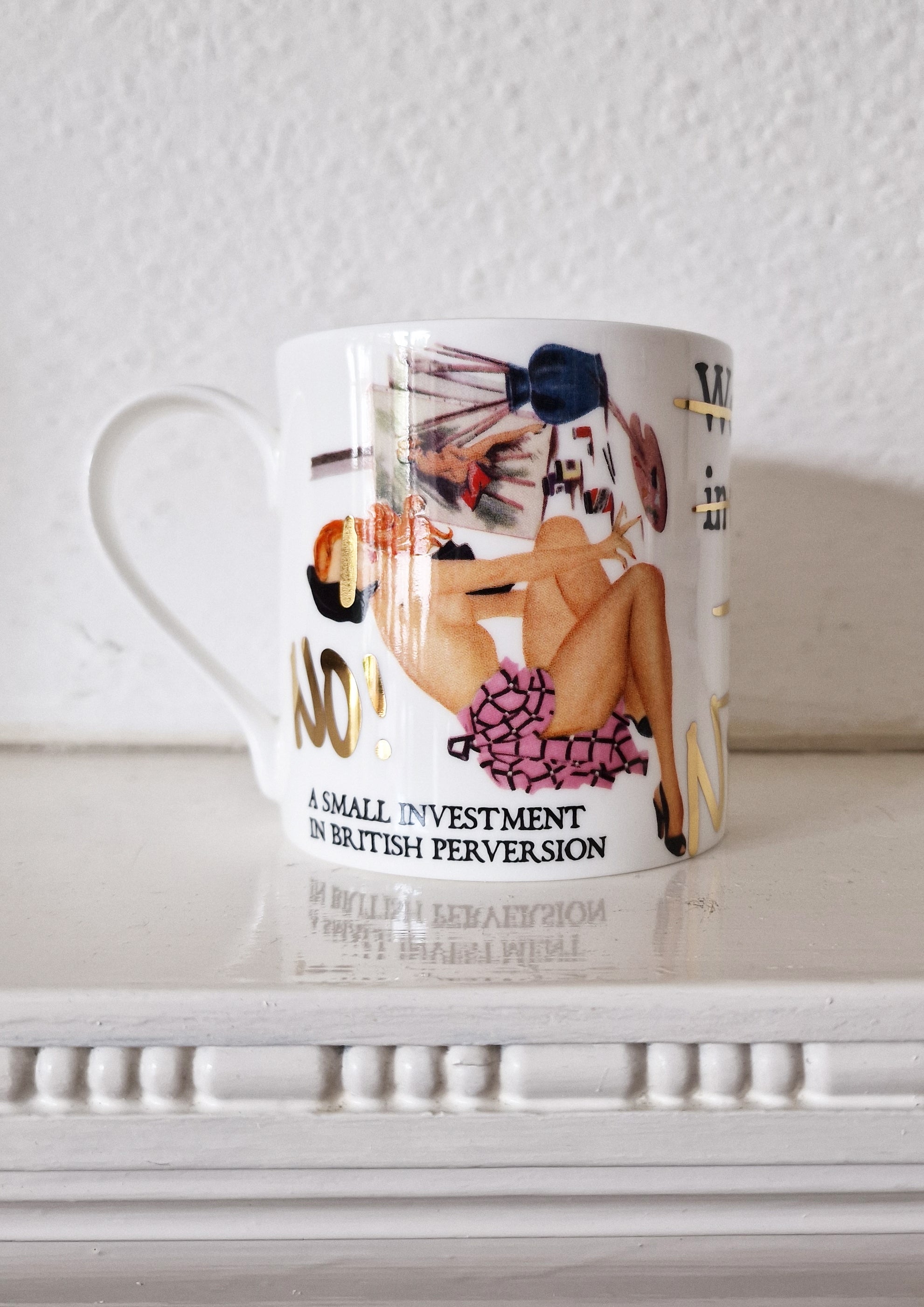 British Perversion Novelty Coffee Mug - Funny Sarcastic Tea Cup for Office & Home Use - Perfect Gift for Book Lovers & Anglophiles