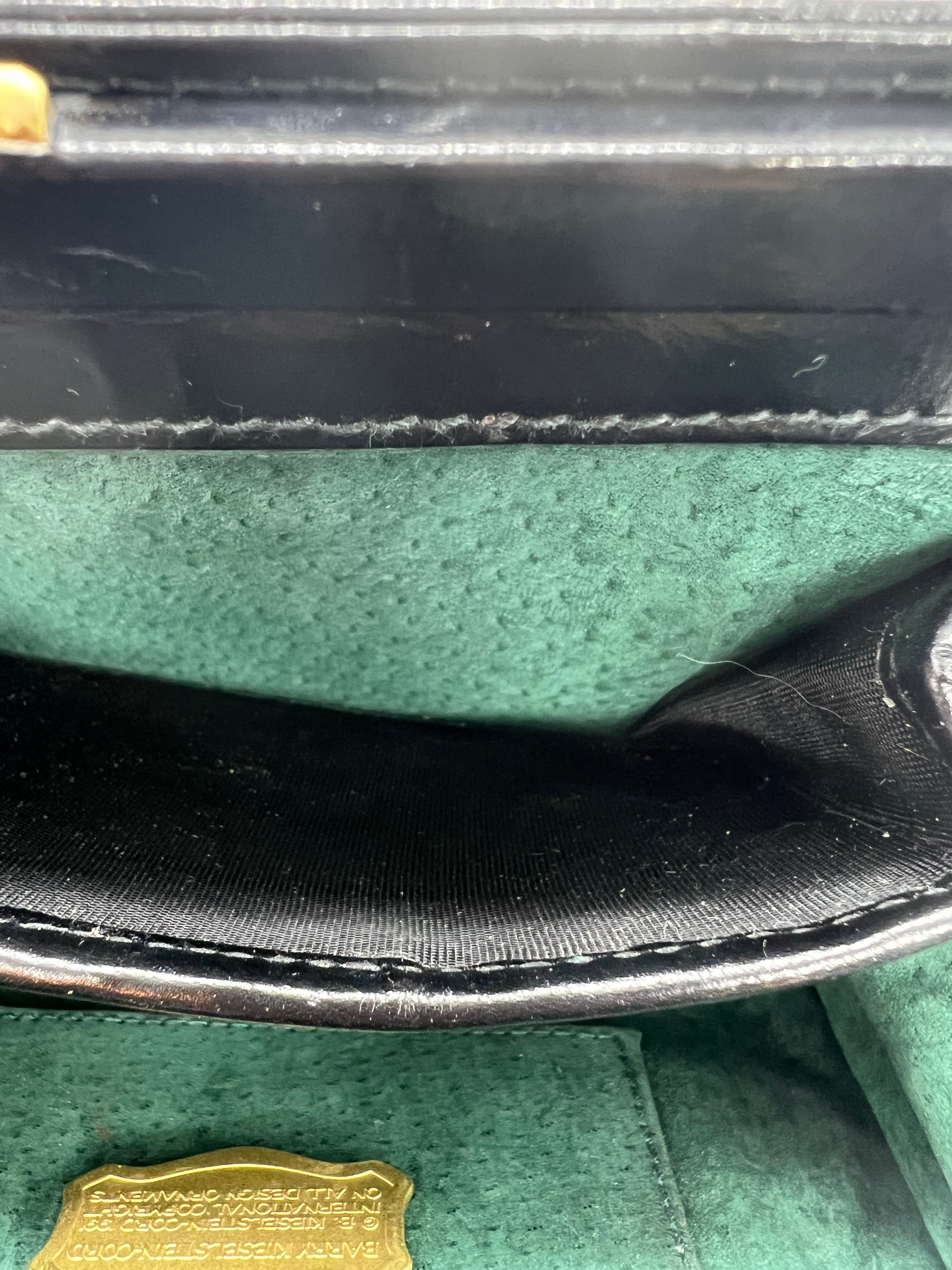 Barry Kieselstein Cord Genuine Black Leather Crossbody Chain Bag for Women - Perfect for Evening Parties, Date Nights & Special Occasions