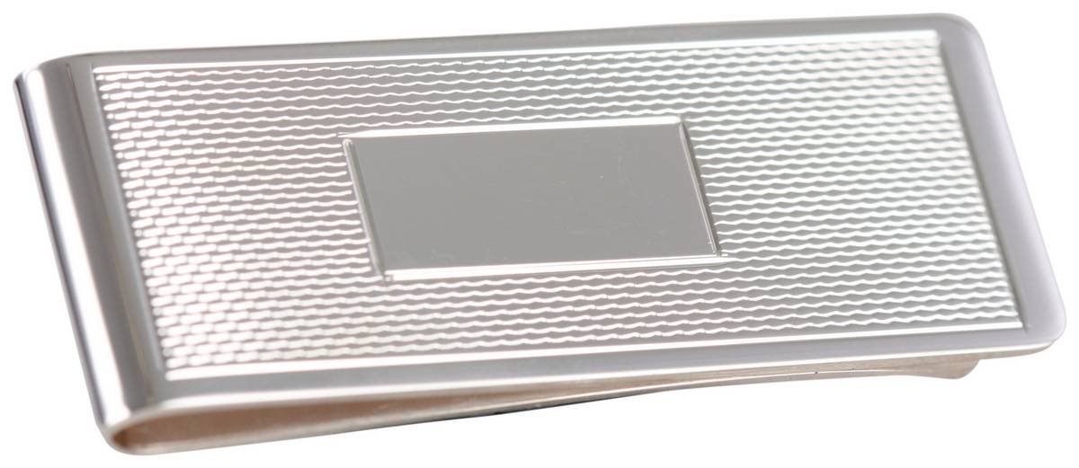 Men's Sterling Silver Money Clip - Slim & Secure Cash Holder for Wallets, Bills & Cards - Perfect for Gifts, Travel & Everyday Use