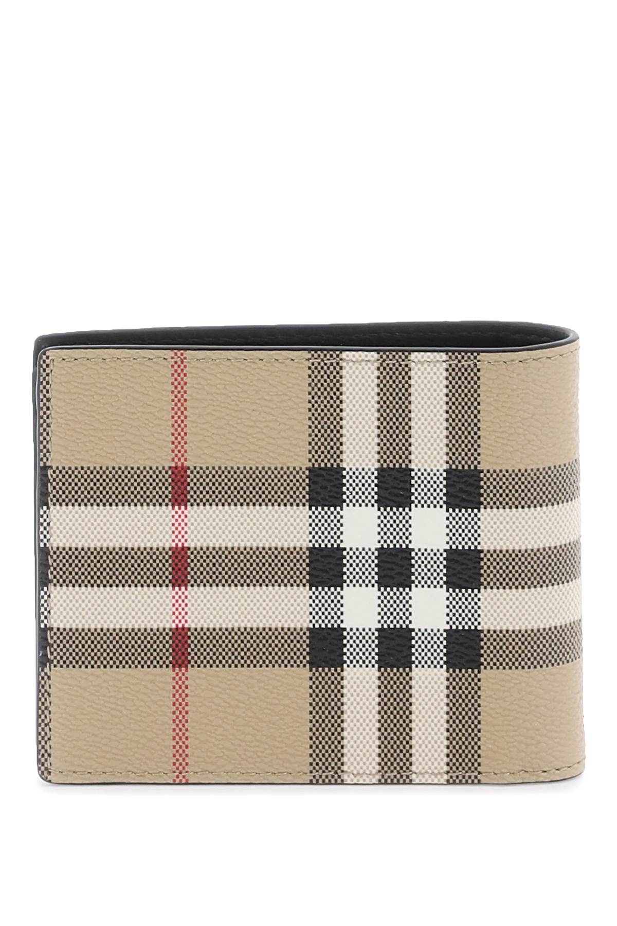 Burberry Bifold Wallet with Signature Check Pattern - Stylish & Durable Leather Wallet for Men - Perfect for Everyday Use, Business & Travel