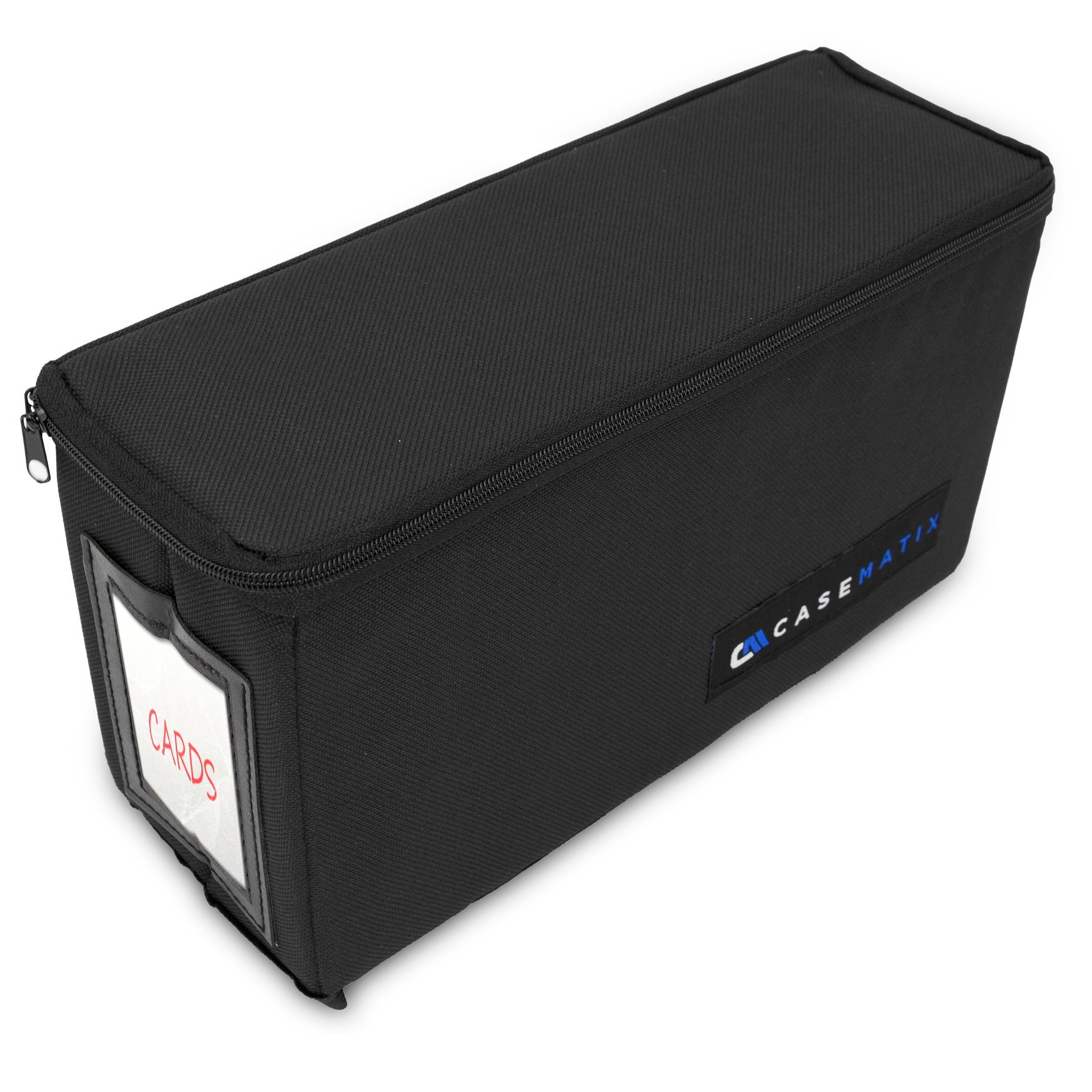 CASEMATIX Light Duty Graded Card Case - Holds 30 BGS PSA Graded Sports Trading Cards, Collapsible Slab Storage Box with 3 Dividers - Perfect for Collectors, Card Shows & Home Display