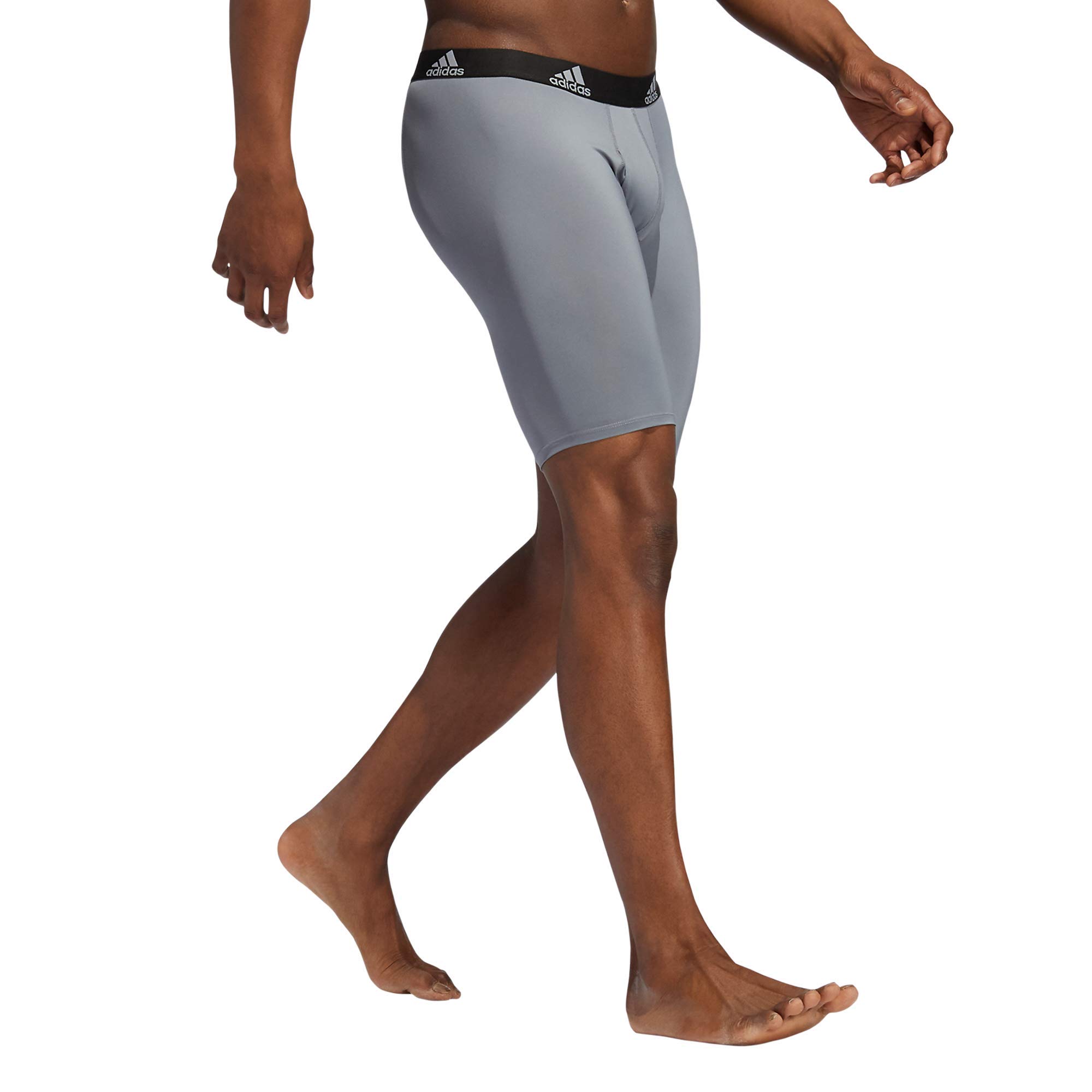 **Adidas Men's Performance 3-Pack Long Boxer Briefs - Moisture-Wicking, Breathable Underwear for Sports & Everyday Comfort**    *(Perfect for Running, Gym Workouts & All-Day Wear)*