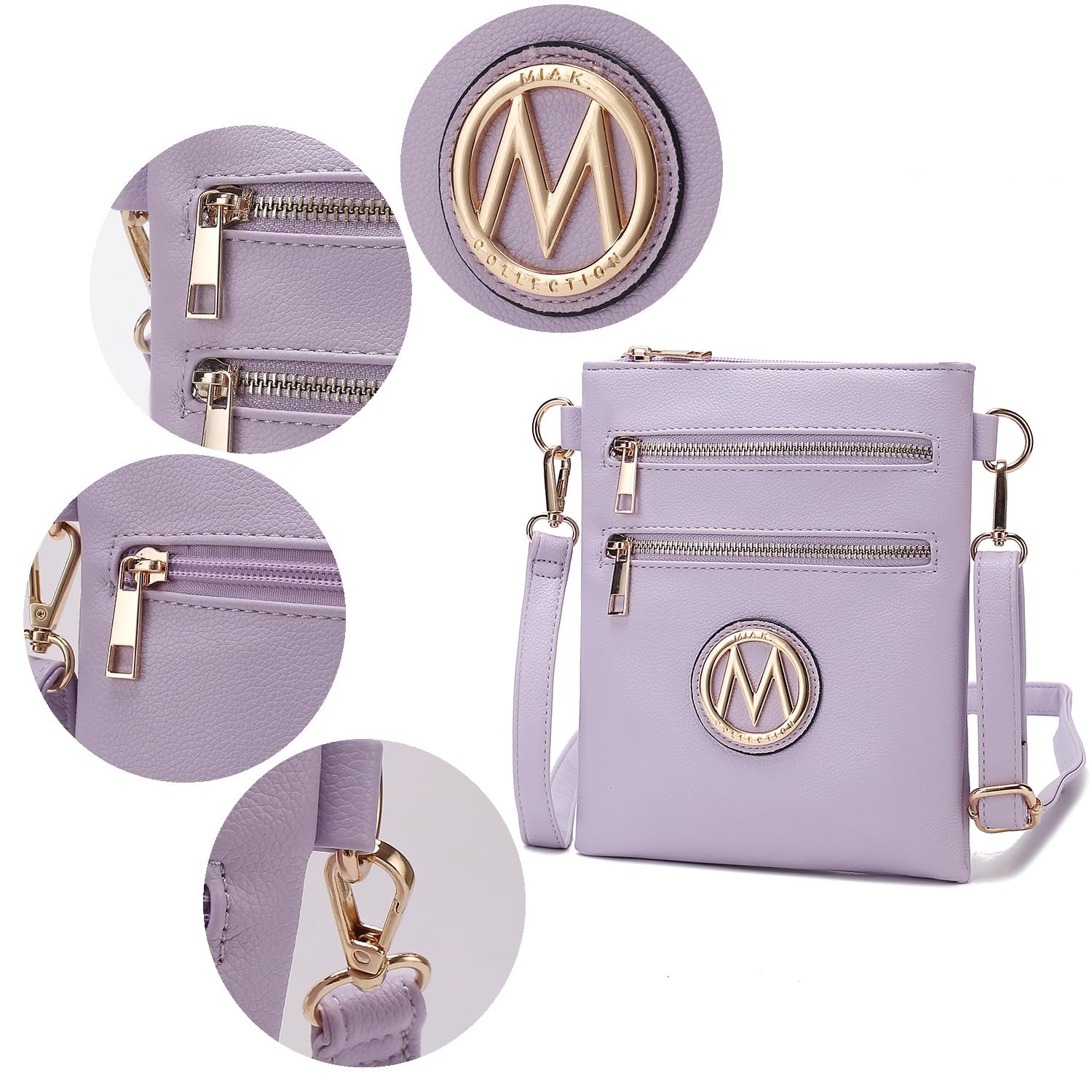 MKF Collection Women's Crossbody Bag - Stylish Shoulder Purse, Fashionable Sling Bag for Everyday Use by Mia K | Perfect for Work, Travel, and Casual Outings