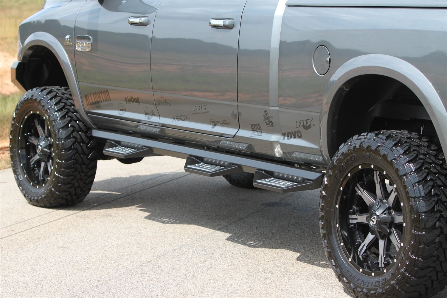 Iron Cross Automotive 99112 HD Series Black Side Step - Heavy Duty Truck Running Boards for Off-Road & Daily Use