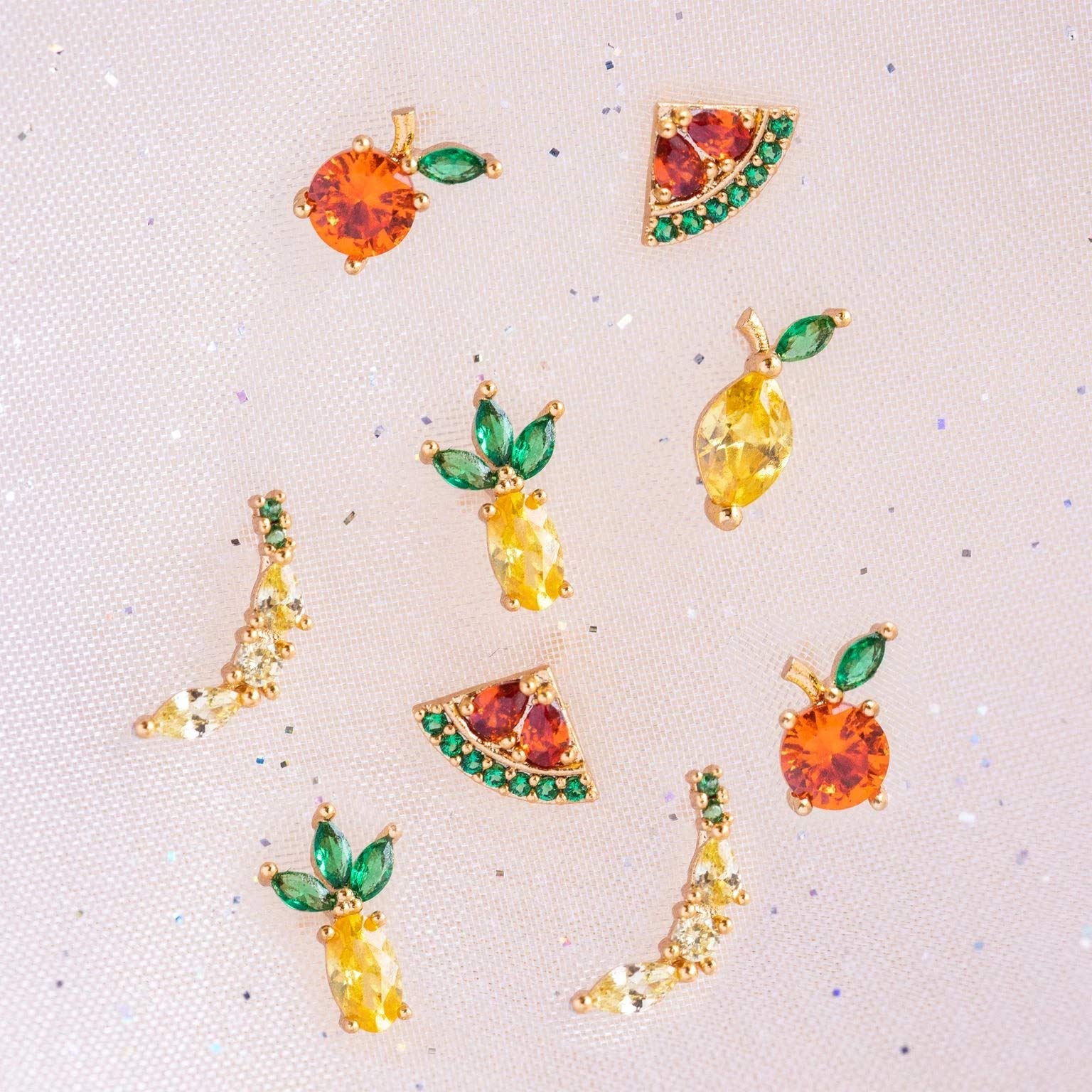 14K Gold Plated Cherry Stud Earrings for Women - Summer Tropical Fruit Jewelry Gift for Girls | Perfect for Beach Vacations, Parties & Everyday Wear