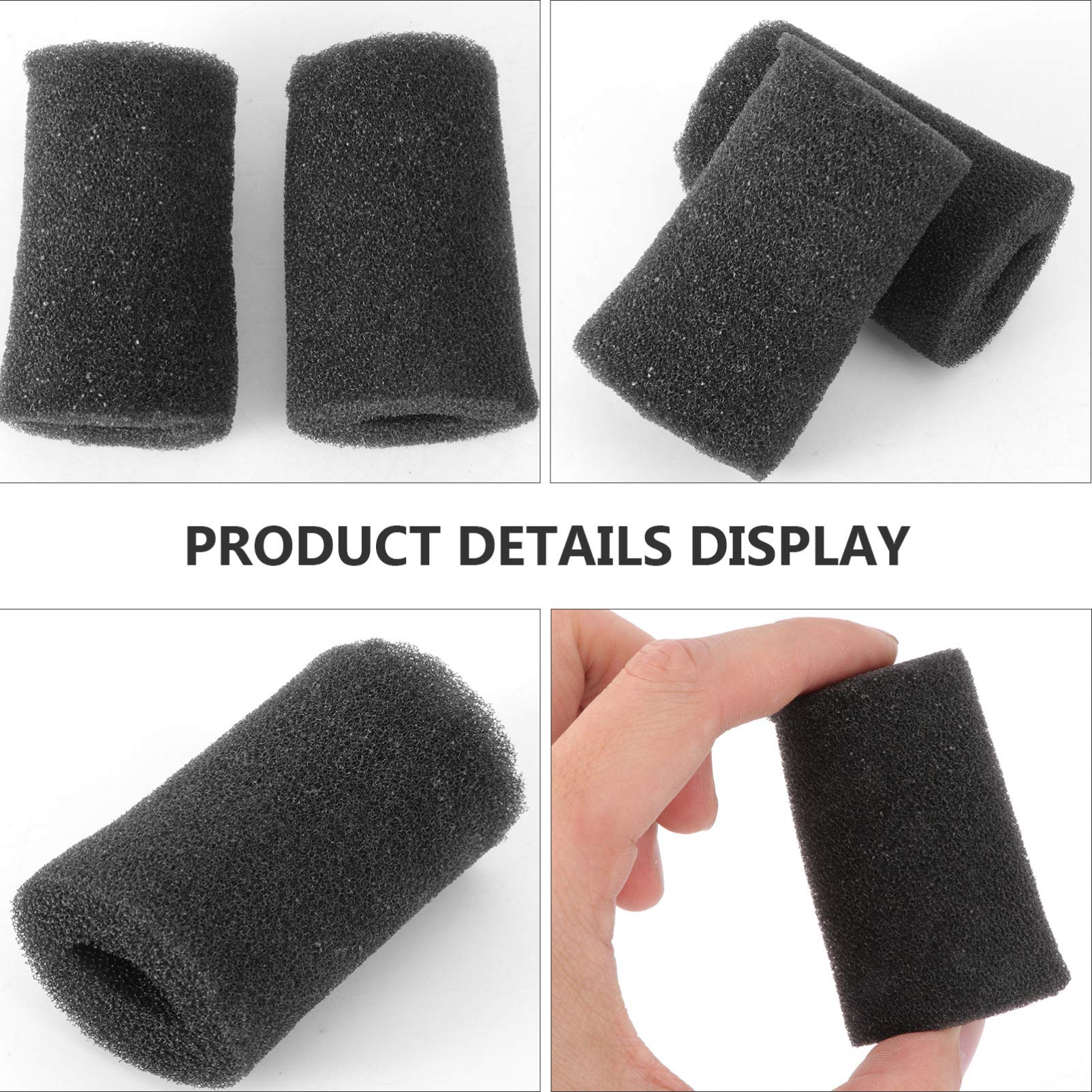 Balacoo Aquarium Sponge Roll - 2 Pack Pre-Foam Sponge Filter Media for Fish Tank, Aquarium Intake Cover, Biological Filtration (Perfect for Freshwater & Saltwater Tanks, Shrimp Breeding, and Betta Fish Habitats)
